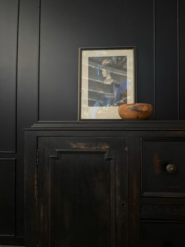 Mid-century sideboard dark grey, view 4