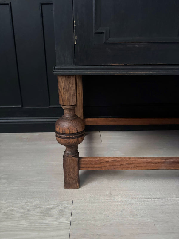 Mid-century sideboard dark grey, view 7