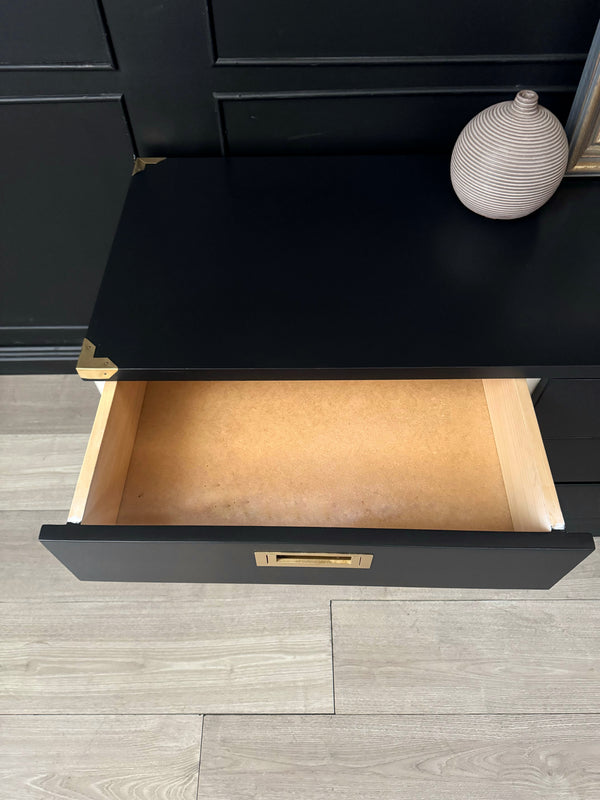 Mid-century dresser black, view 6