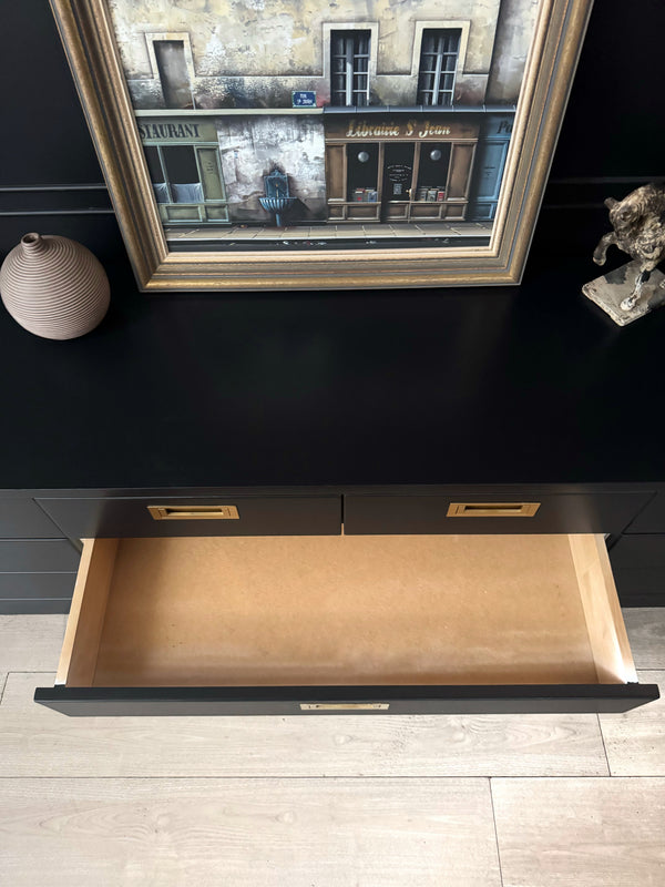 Mid-century dresser black, view 7