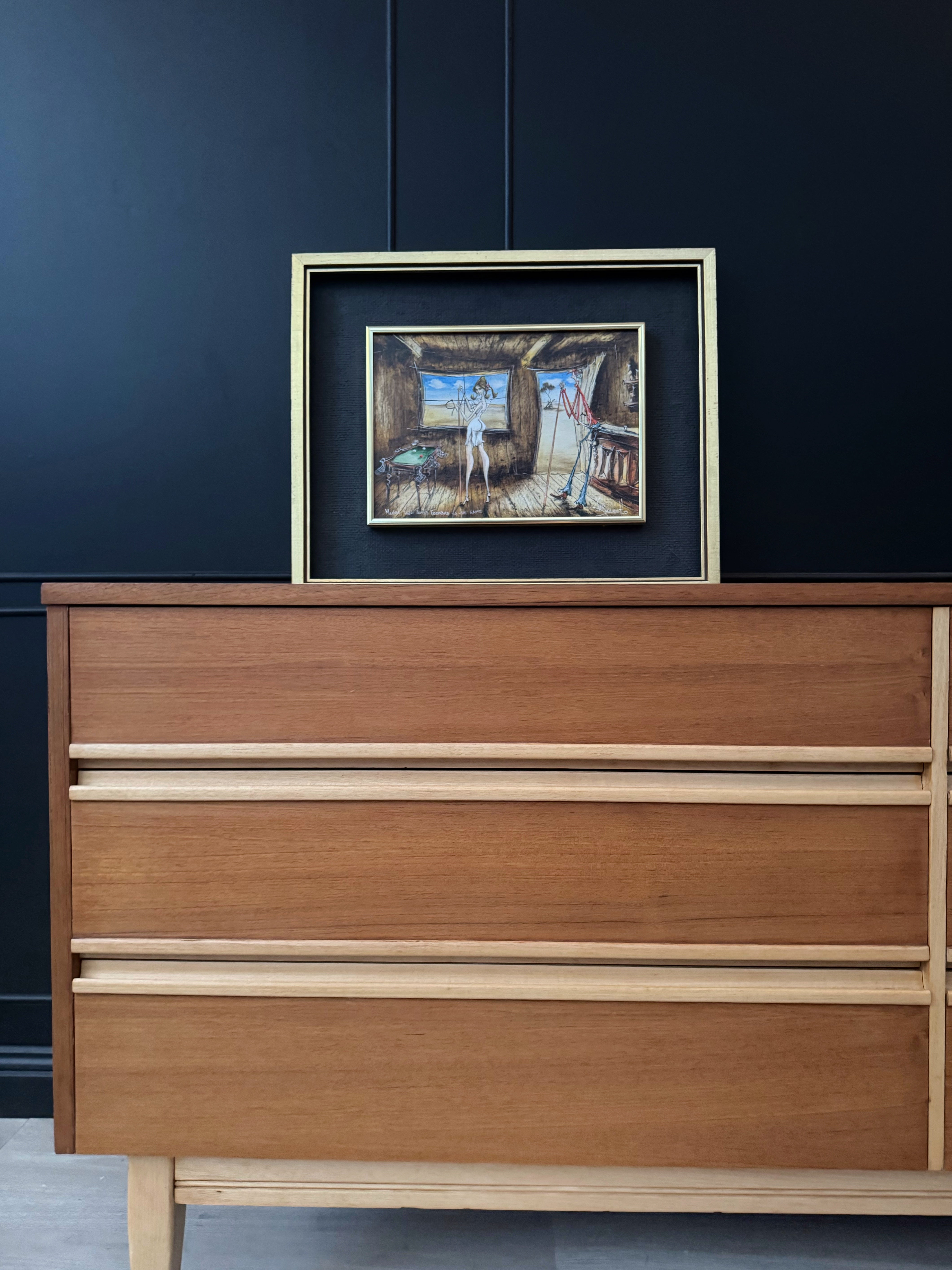 ‘Reliance Furniture’ vintage 6 drawer mid century dresser