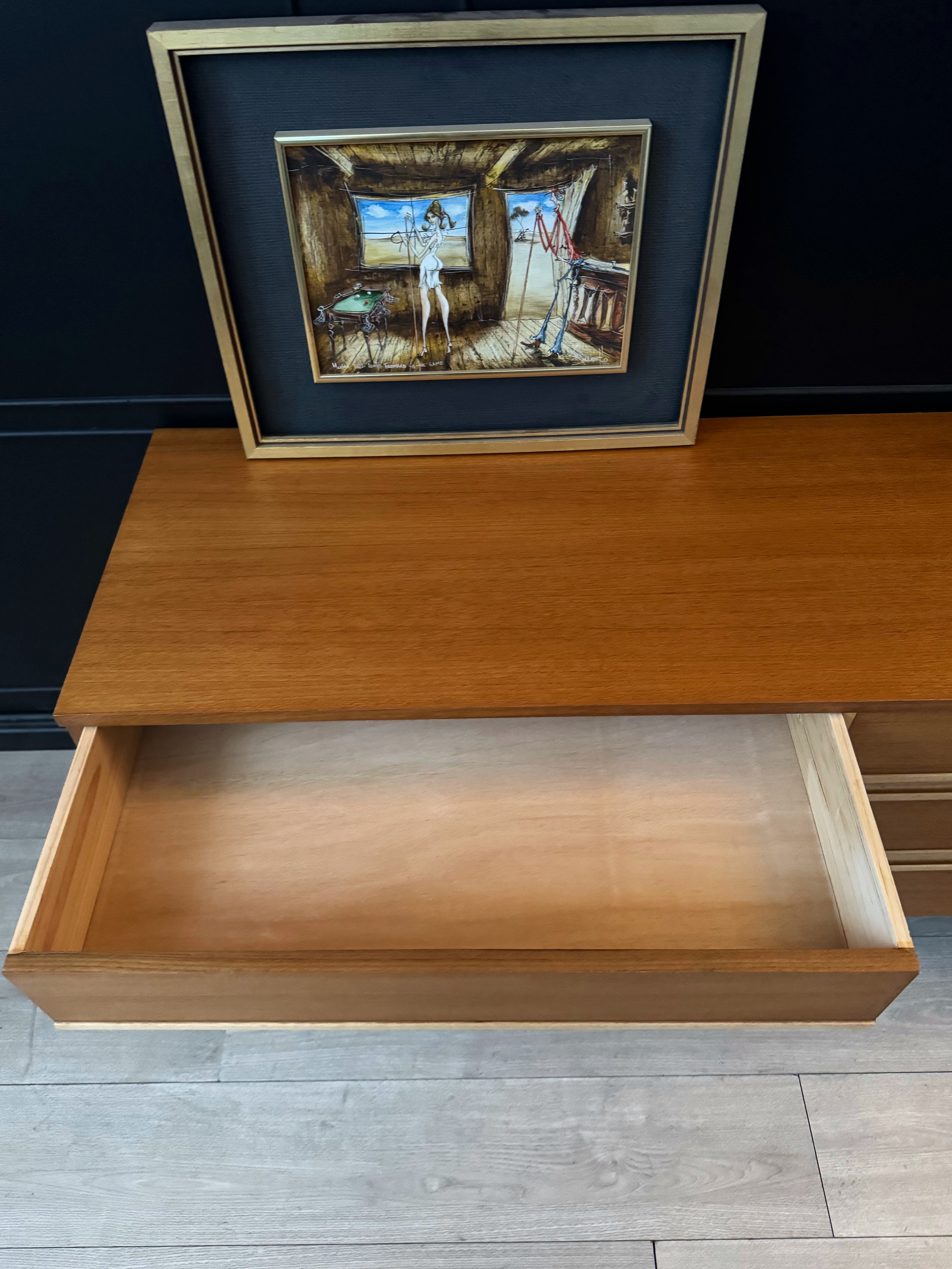 ‘Reliance Furniture’ vintage 6 drawer mid century dresser