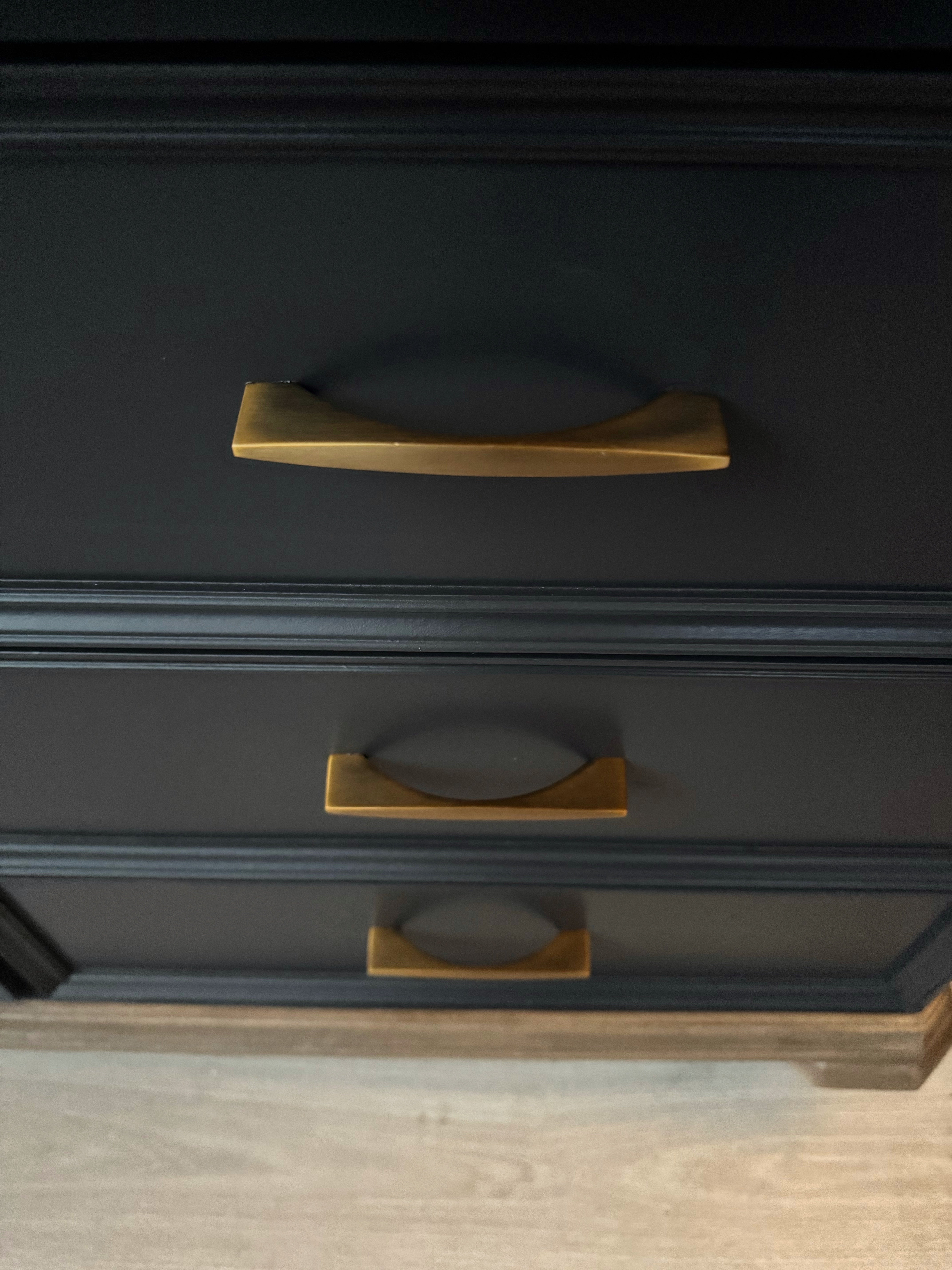 ‘CRO Furniture’ vintage dresser / sideboard - dark charcoal