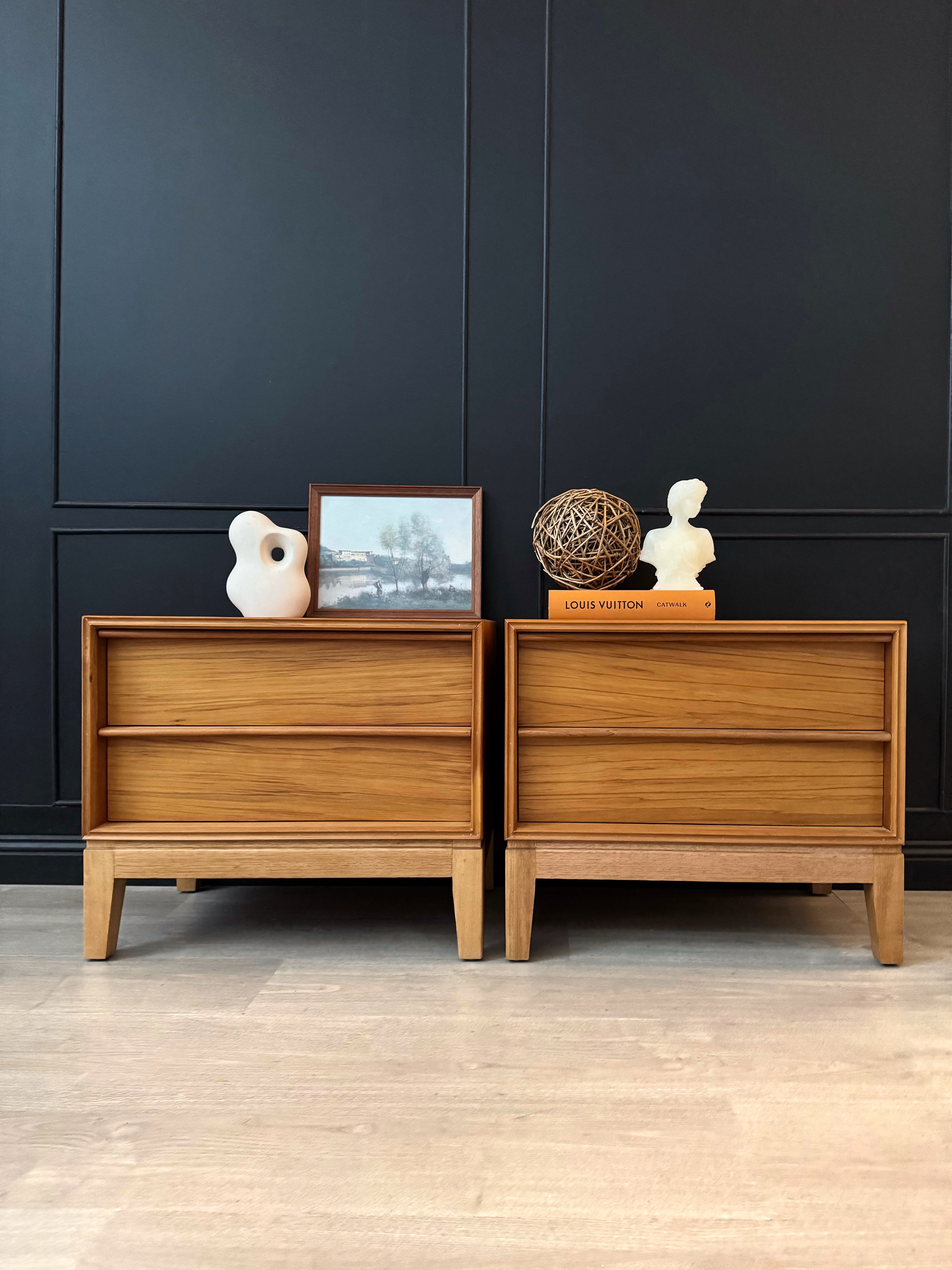 ‘Hayson Furniture’ restored 2 drawer bedside tables