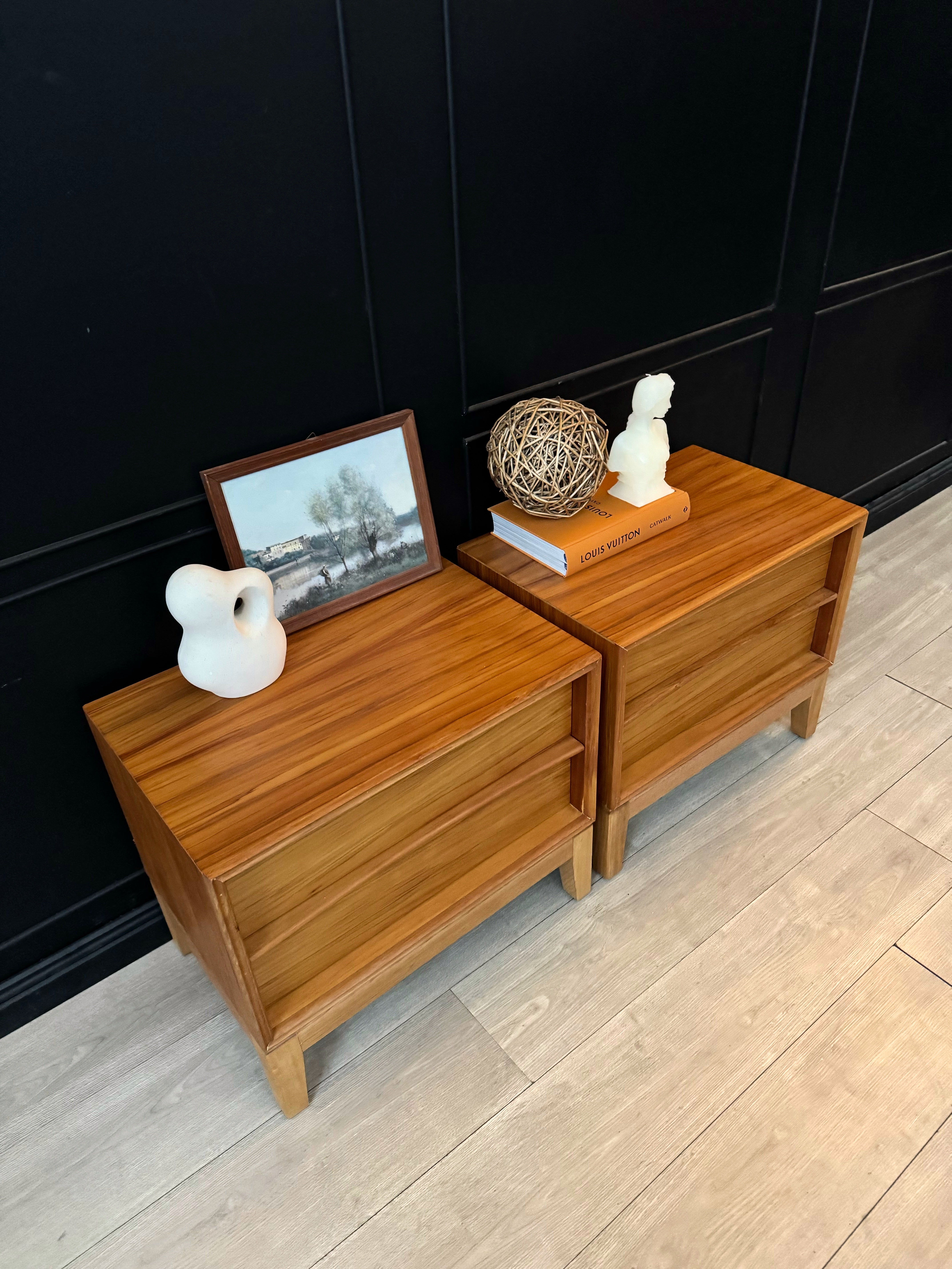 ‘Hayson Furniture’ restored 2 drawer bedside tables