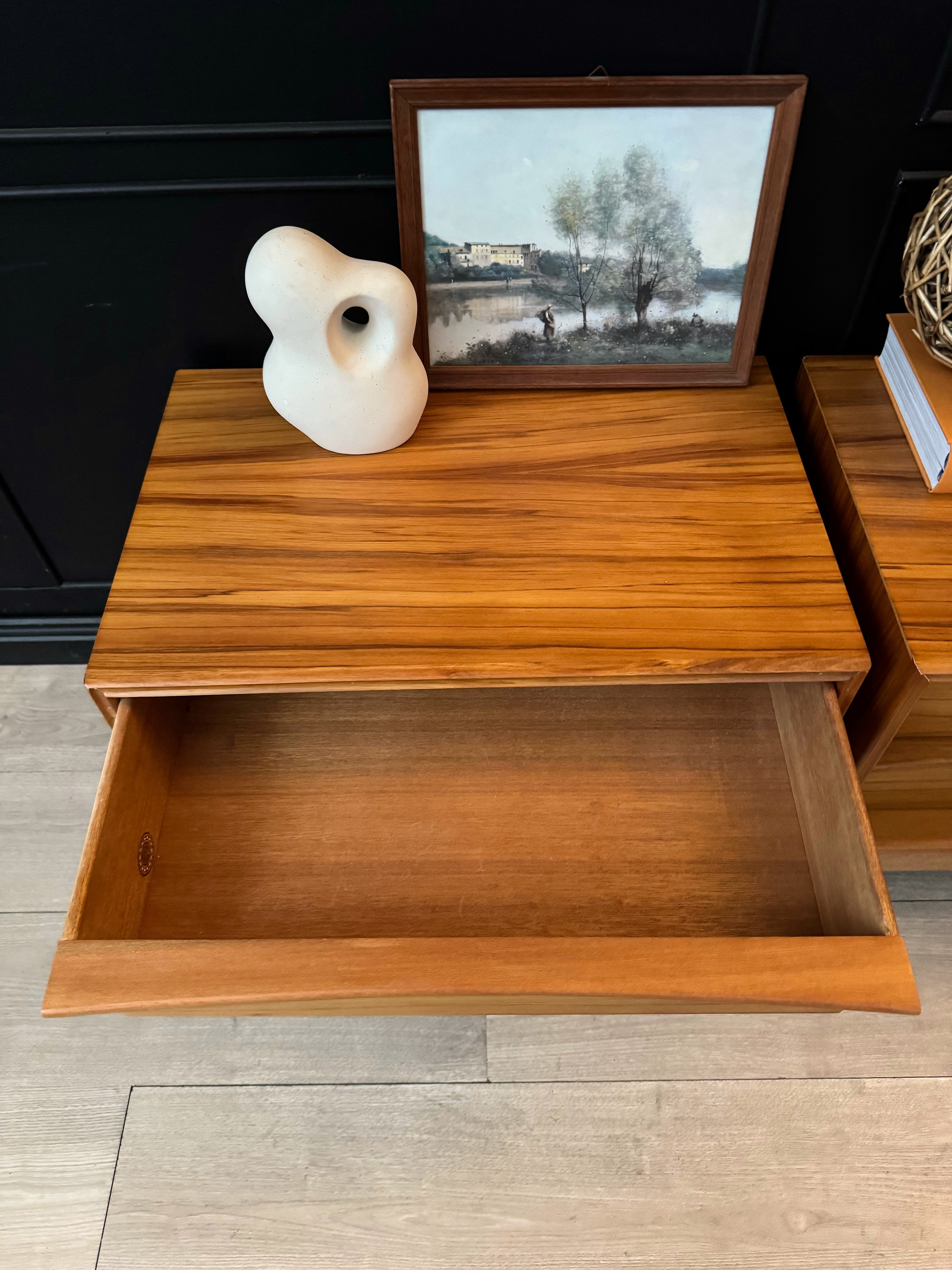 ‘Hayson Furniture’ restored 2 drawer bedside tables