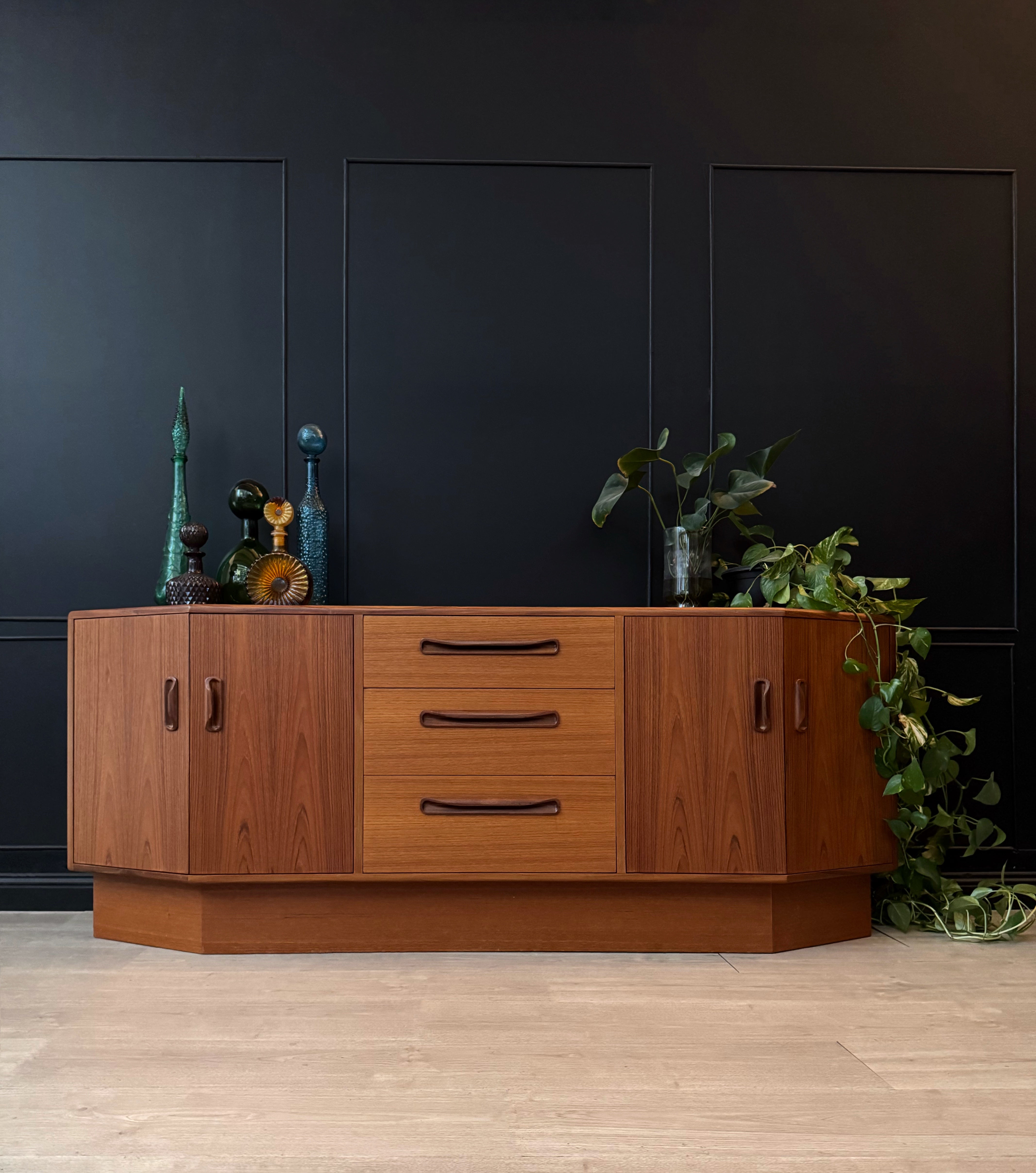 Rare ‘G-Plan’  Fresco sideboard / credenza matching hutch available