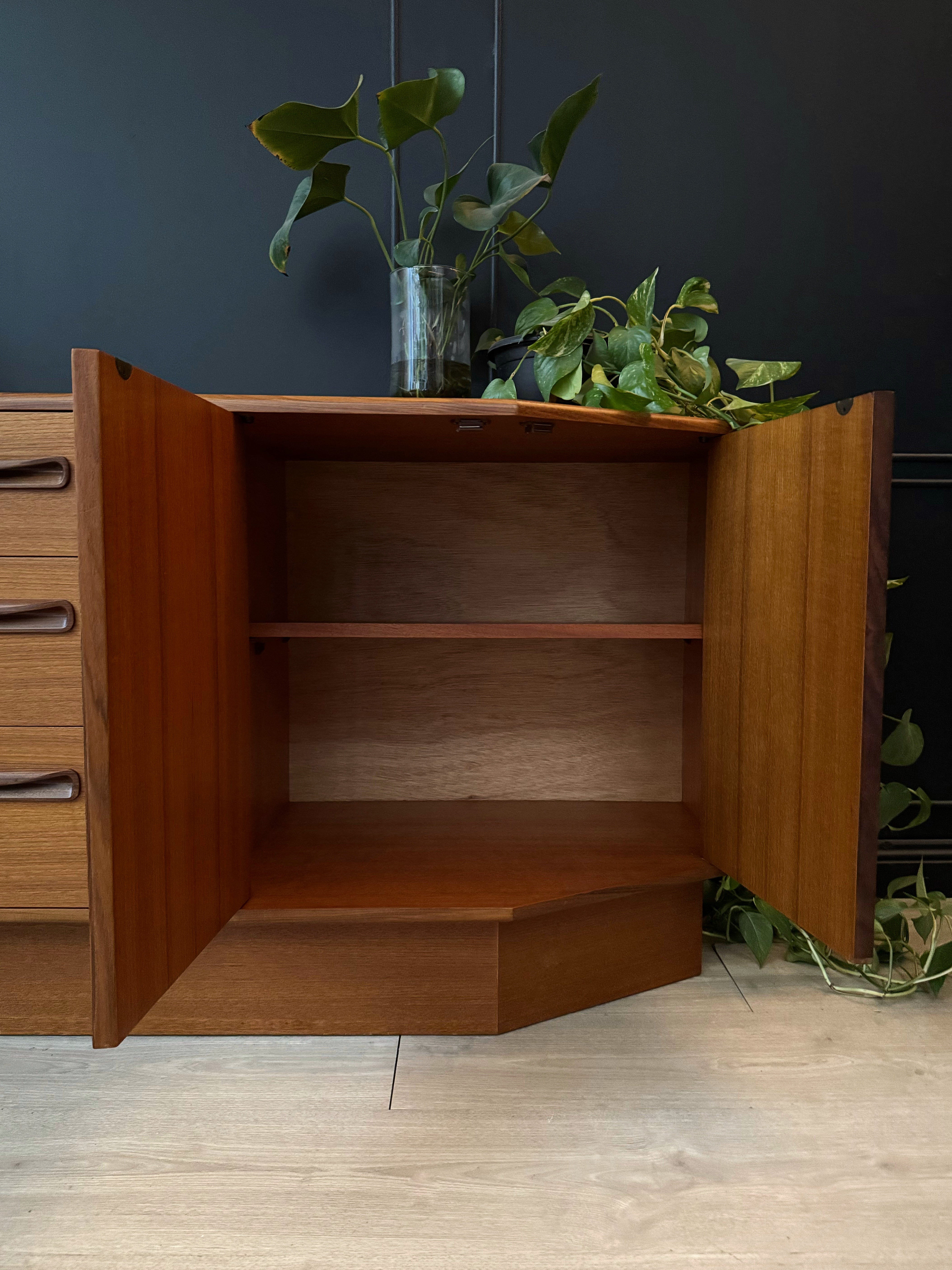 Rare ‘G-Plan’  Fresco sideboard / credenza matching hutch available