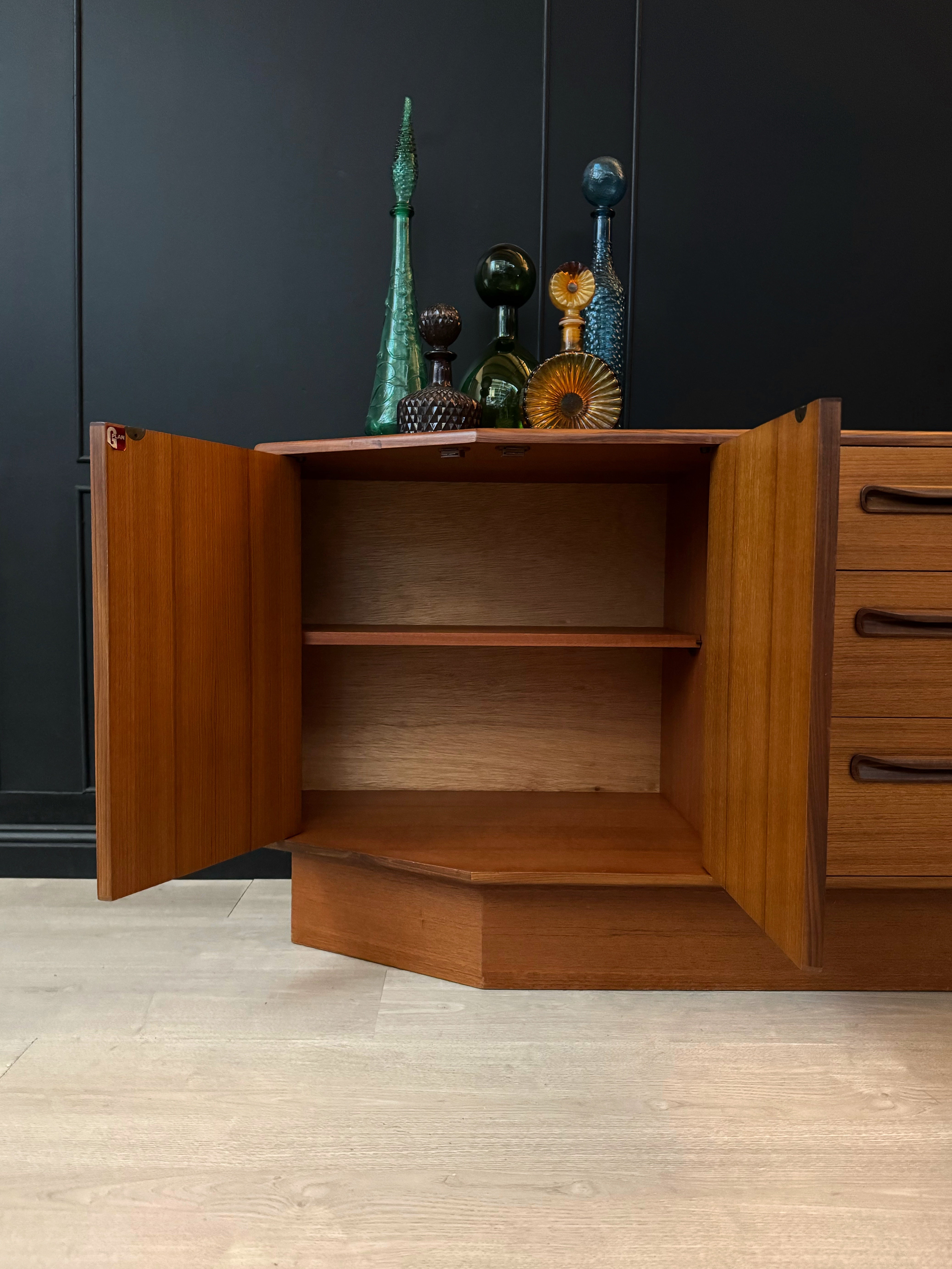 Rare ‘G-Plan’  Fresco sideboard / credenza matching hutch available