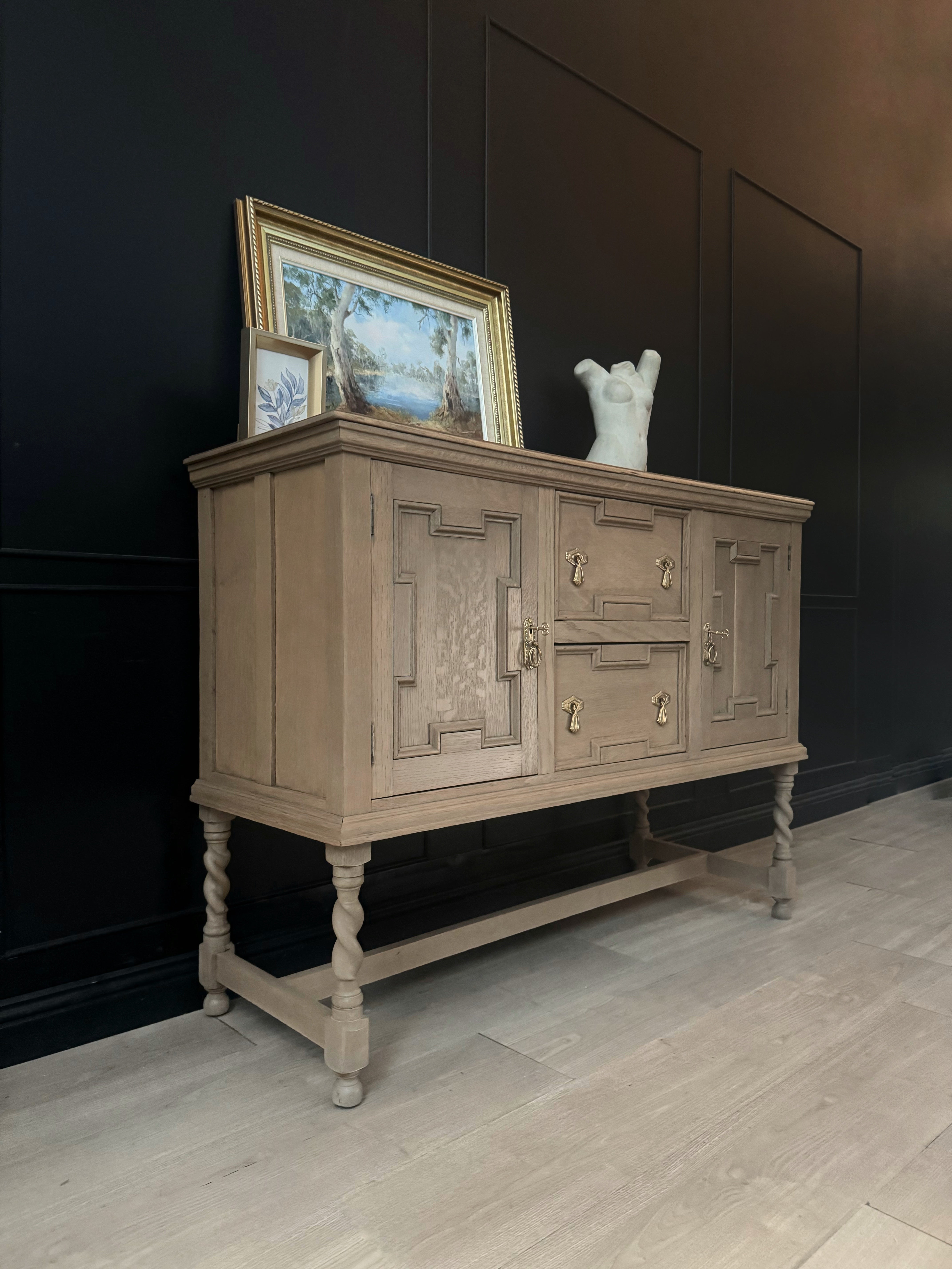 Stunning Jacobean Sideboard / Credenza / Buffet