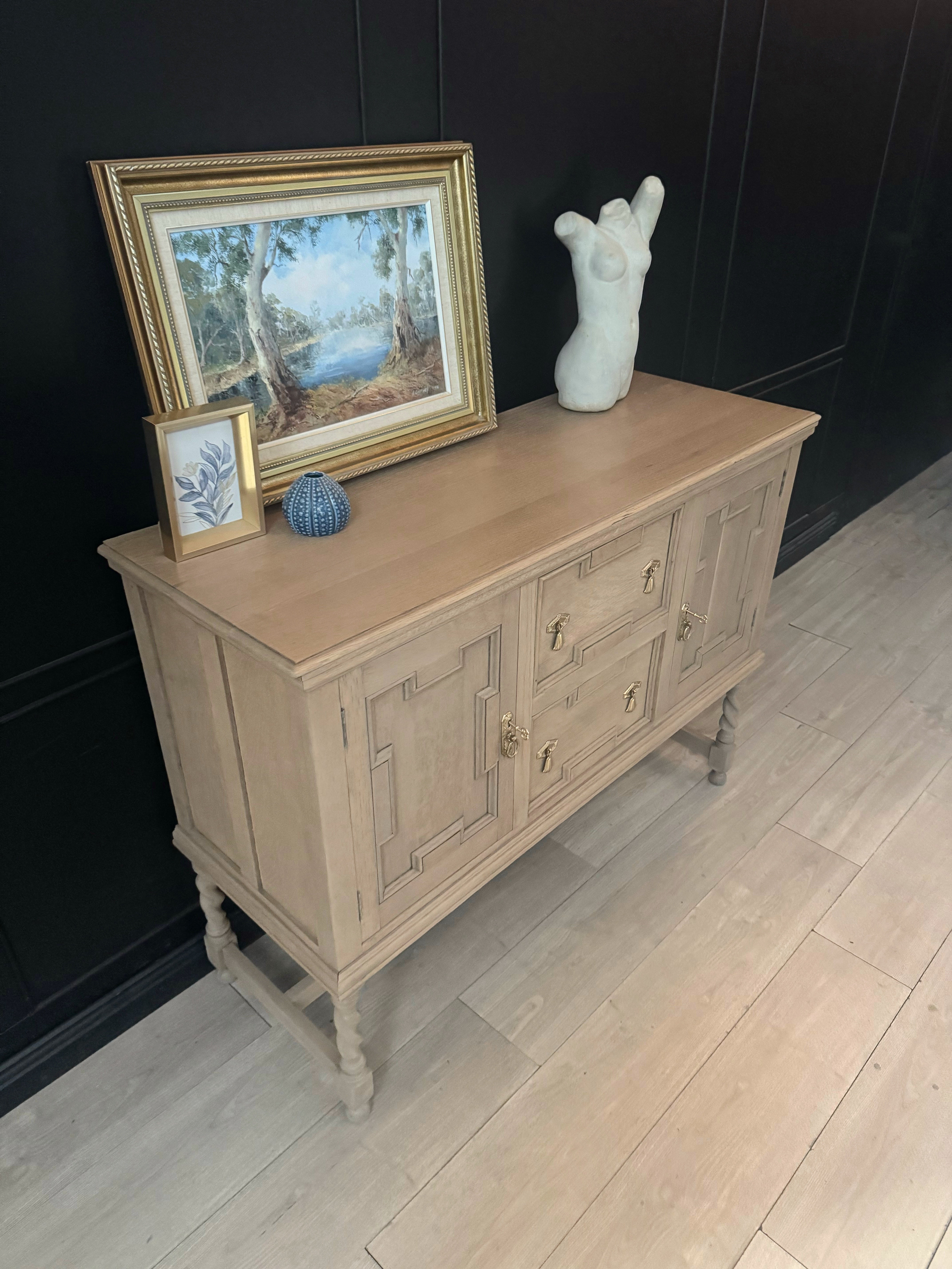 Stunning Jacobean Sideboard / Credenza / Buffet