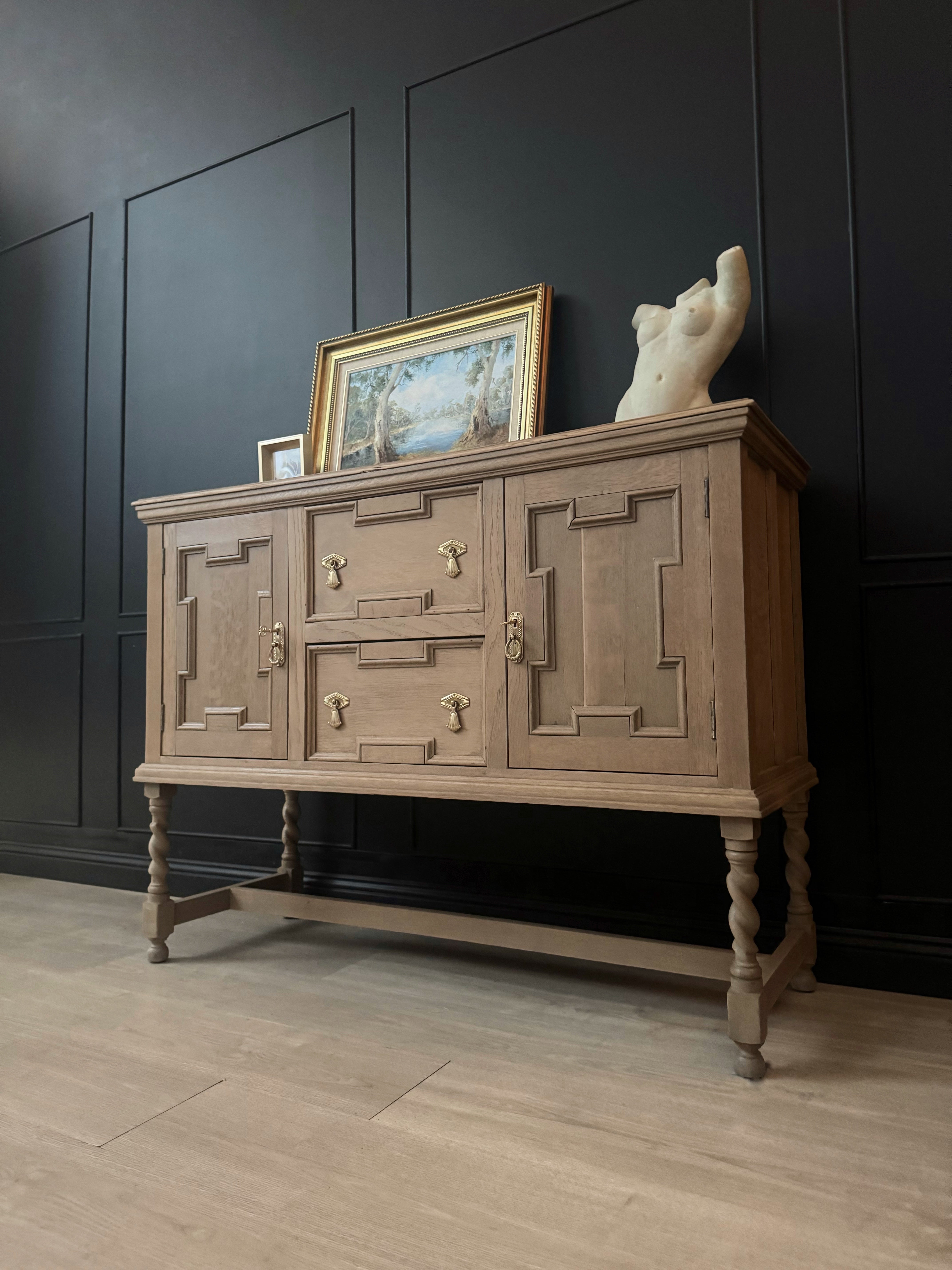 Stunning Jacobean Sideboard / Credenza / Buffet