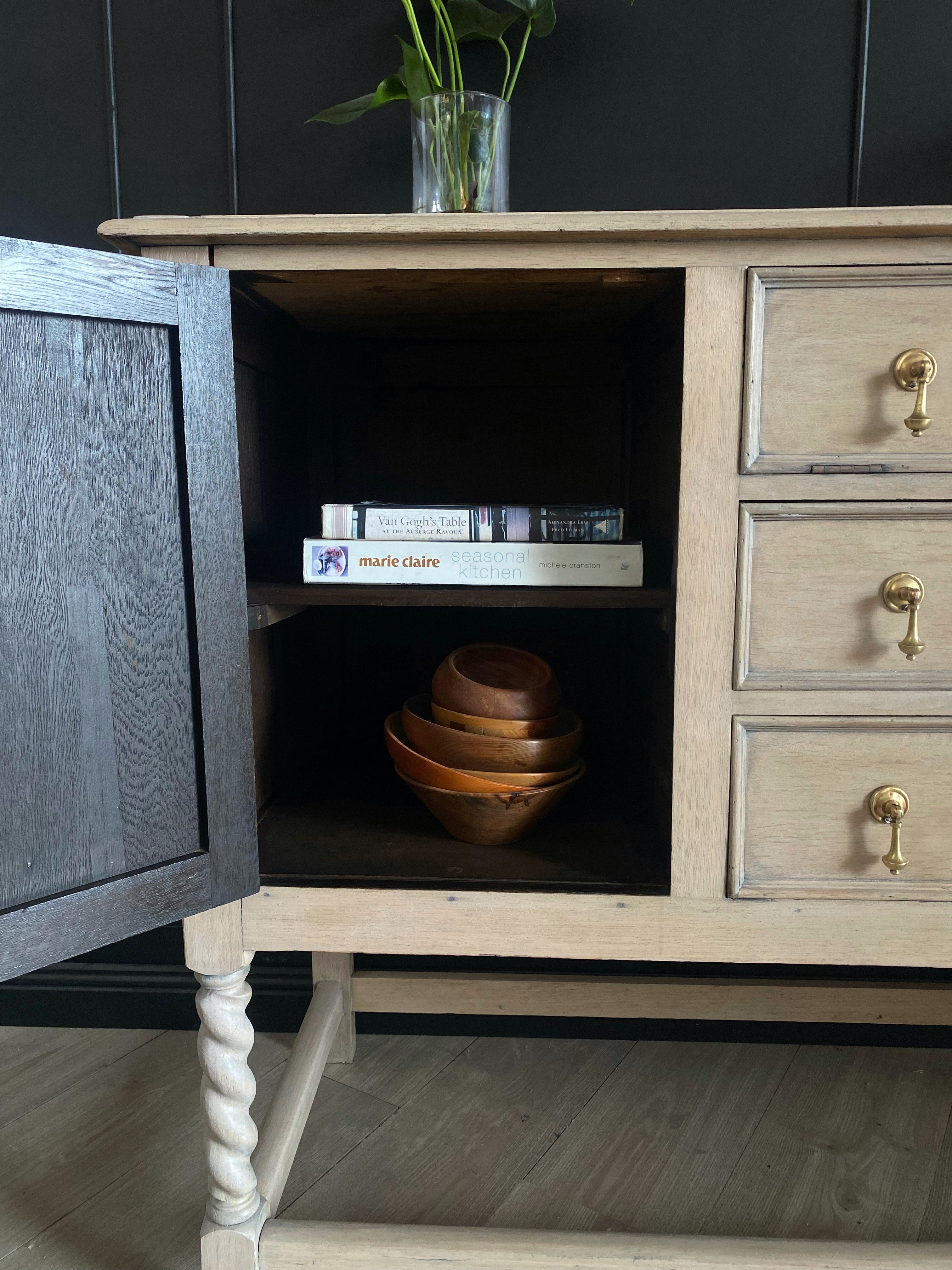 Stunning Solid Wood Jacobean Sideboard / Buffet