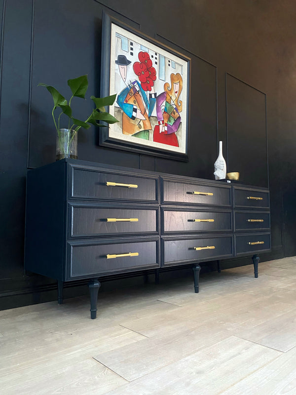 Macrob Furniture dresser dark blue