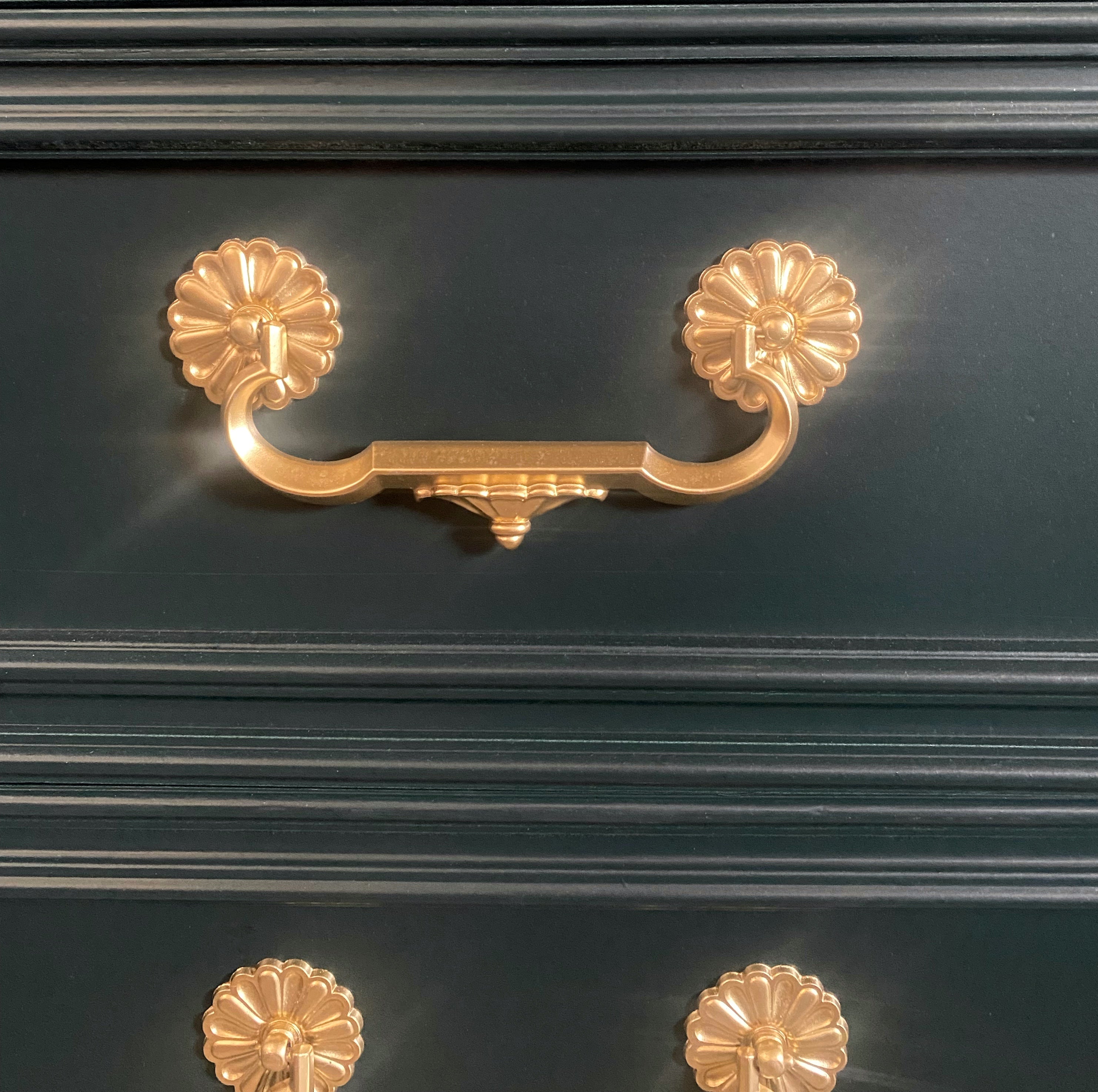 Stunning ‘DREXEL FURNITURE’ dark green dresser / sideboard / buffet