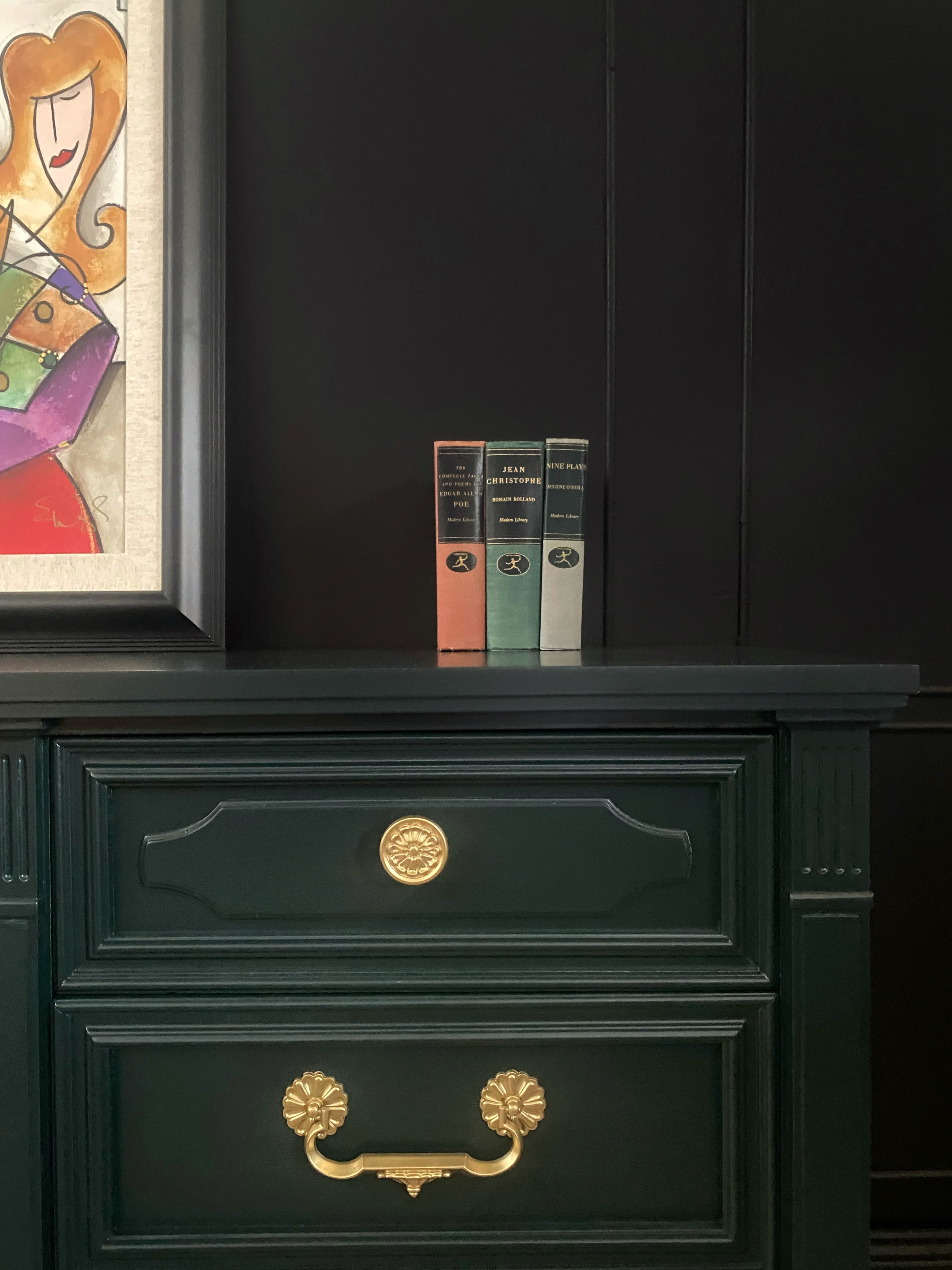 Stunning ‘DREXEL FURNITURE’ dark green dresser / sideboard / buffet