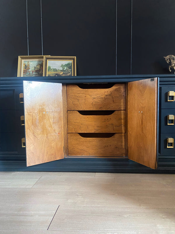 Thomasville dresser dark blue, view 5