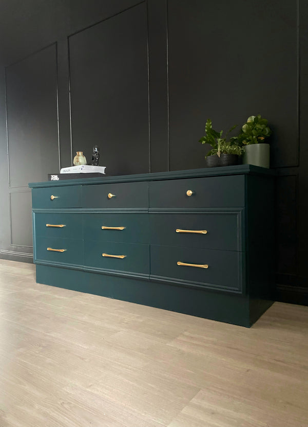 Elite Furniture dresser dark blue, view 2