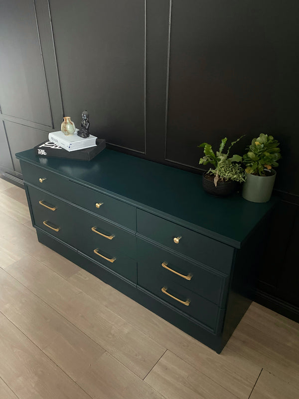 Elite Furniture dresser dark blue, view 3