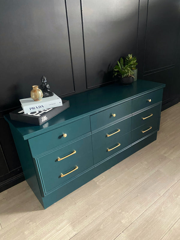 Elite Furniture dresser dark blue, view 6