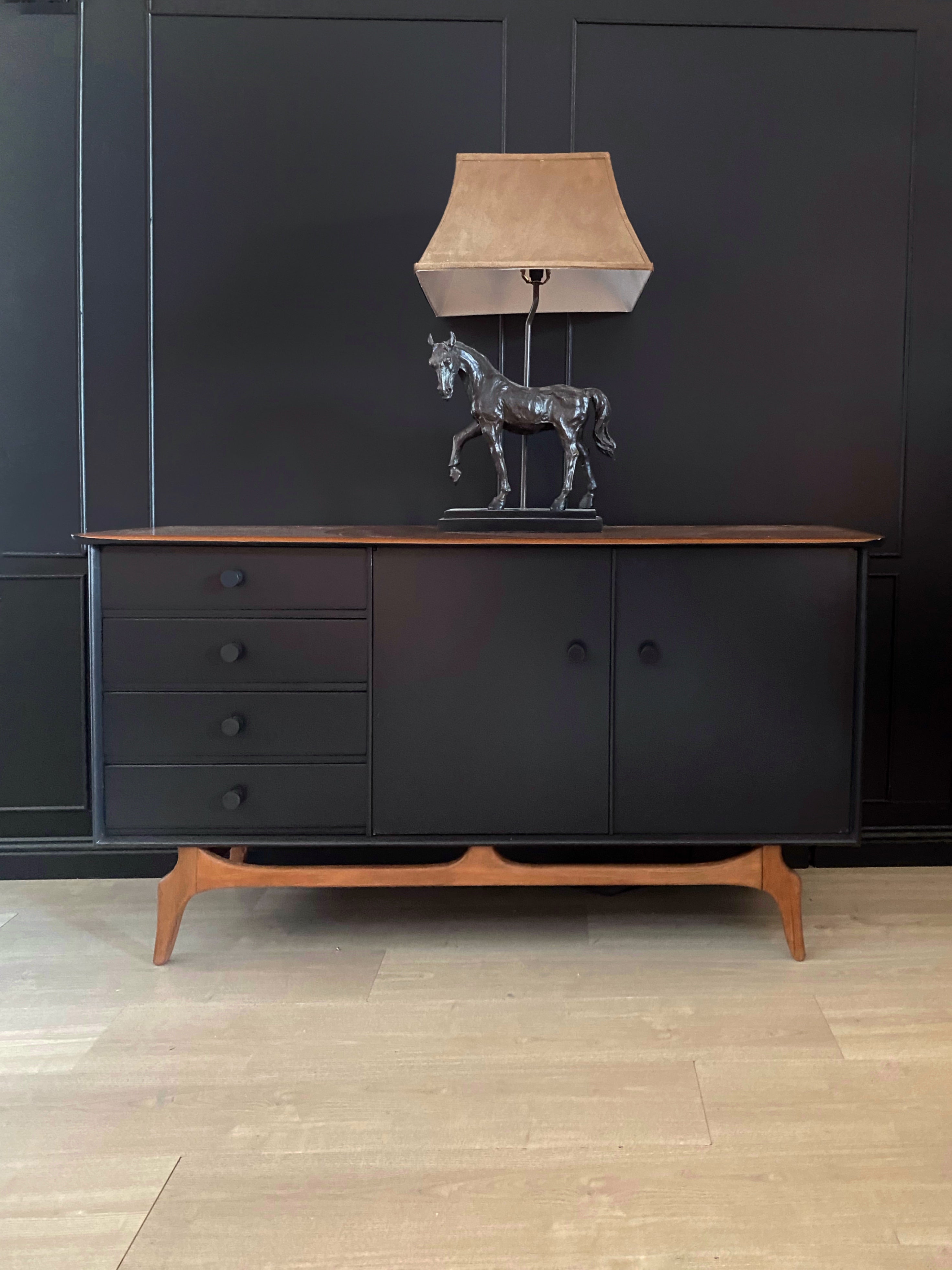 ‘Reliance Furniture’ mid century / vintage cabinet with cool legs