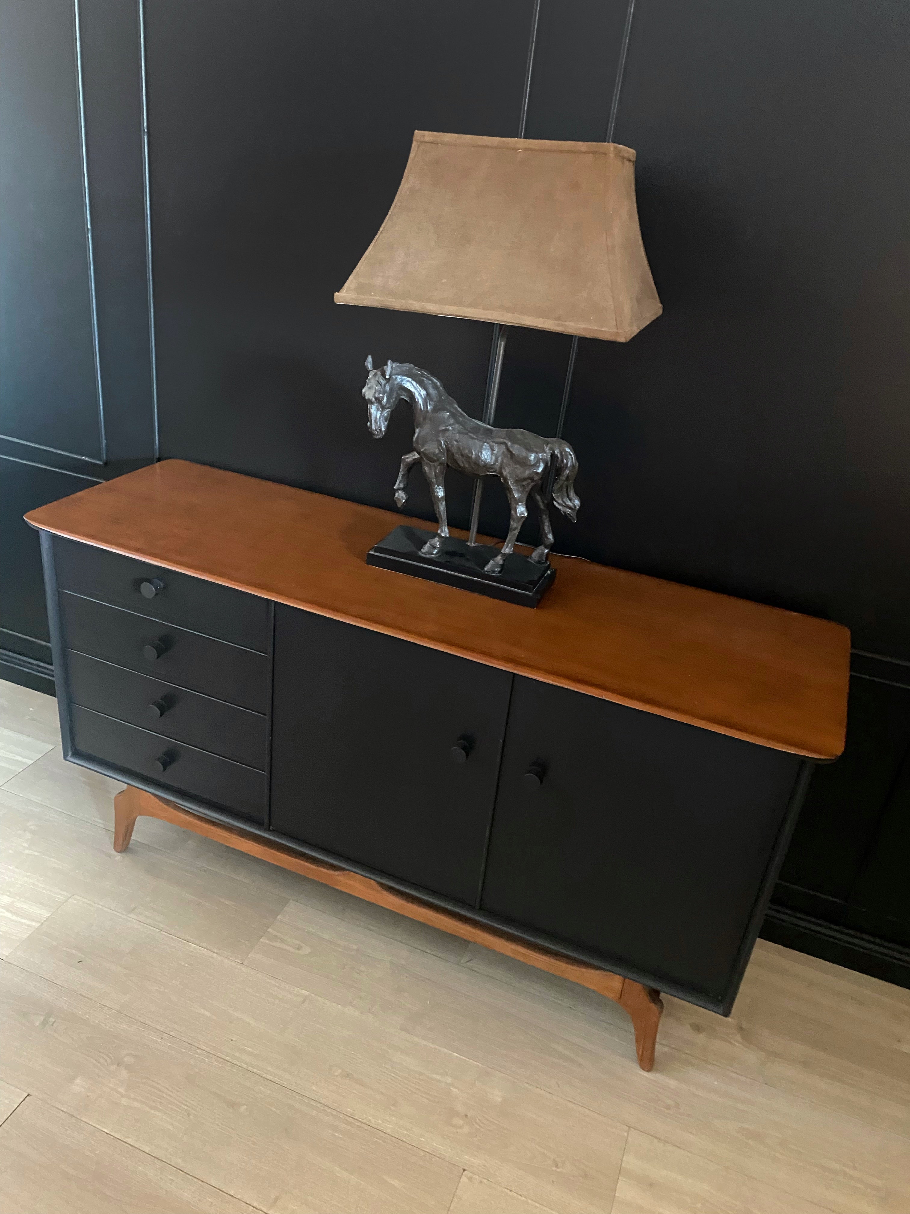 ‘Reliance Furniture’ mid century / vintage cabinet with cool legs