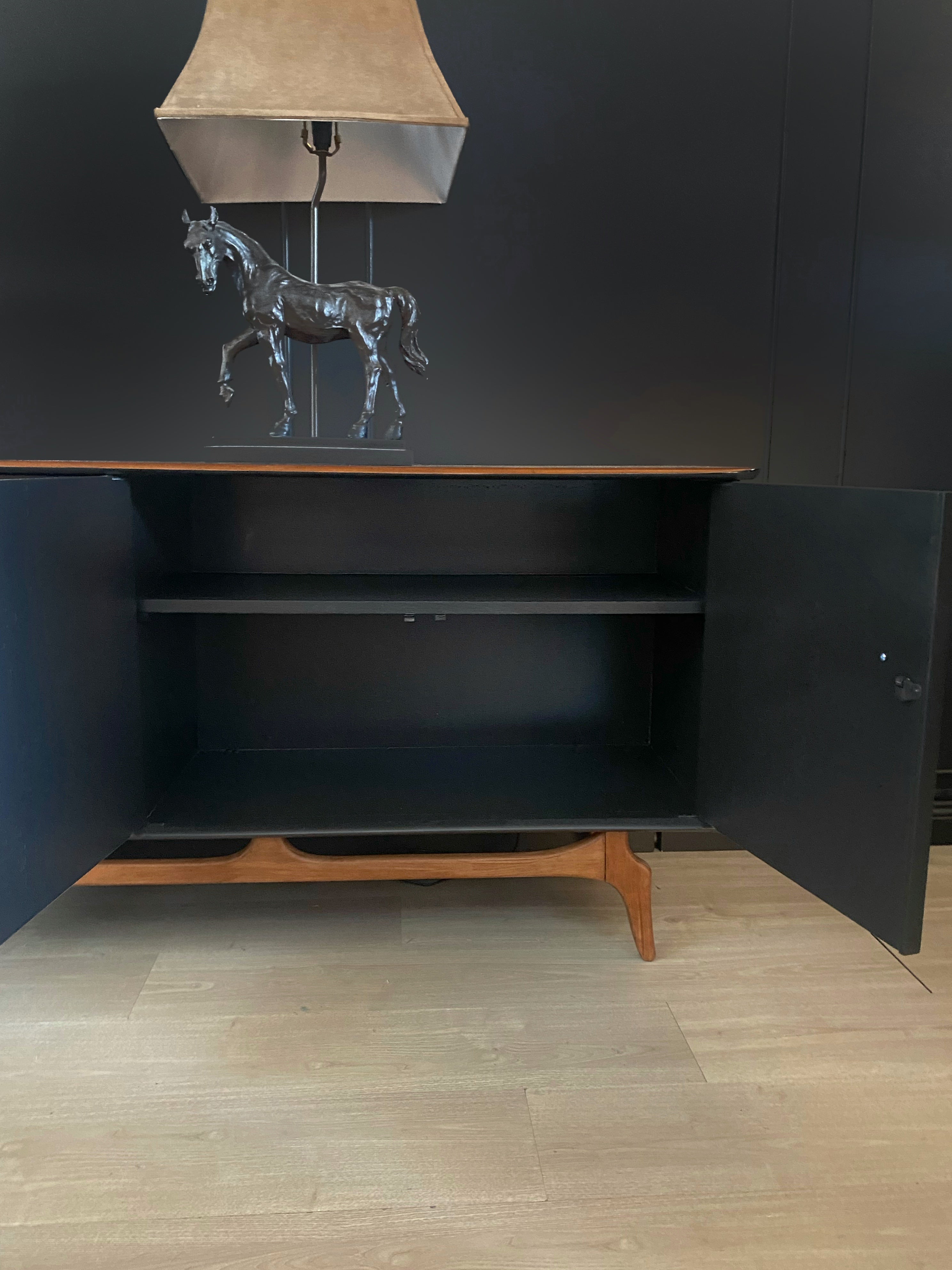 ‘Reliance Furniture’ mid century / vintage cabinet with cool legs