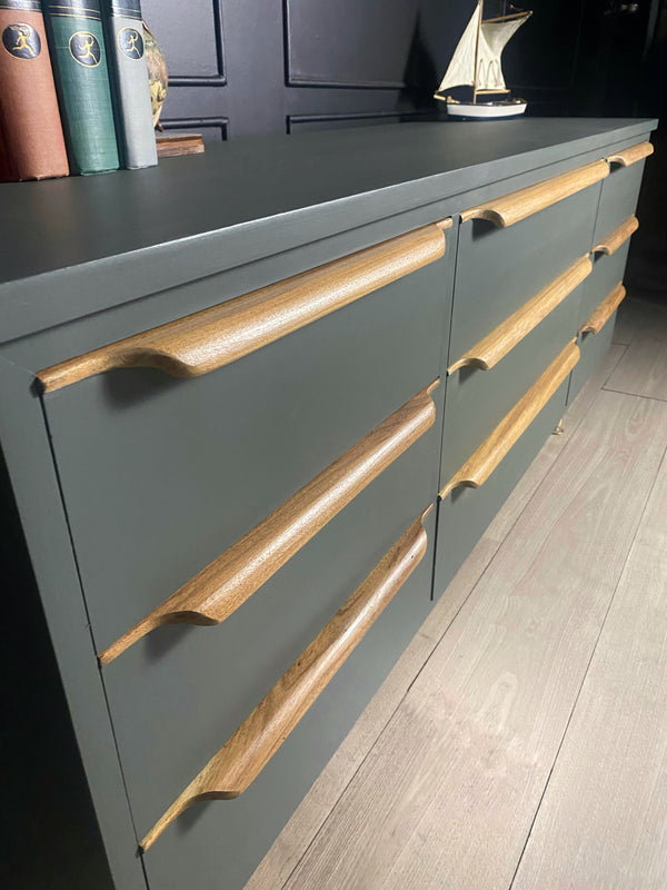 Mid-century dresser grey, view 4