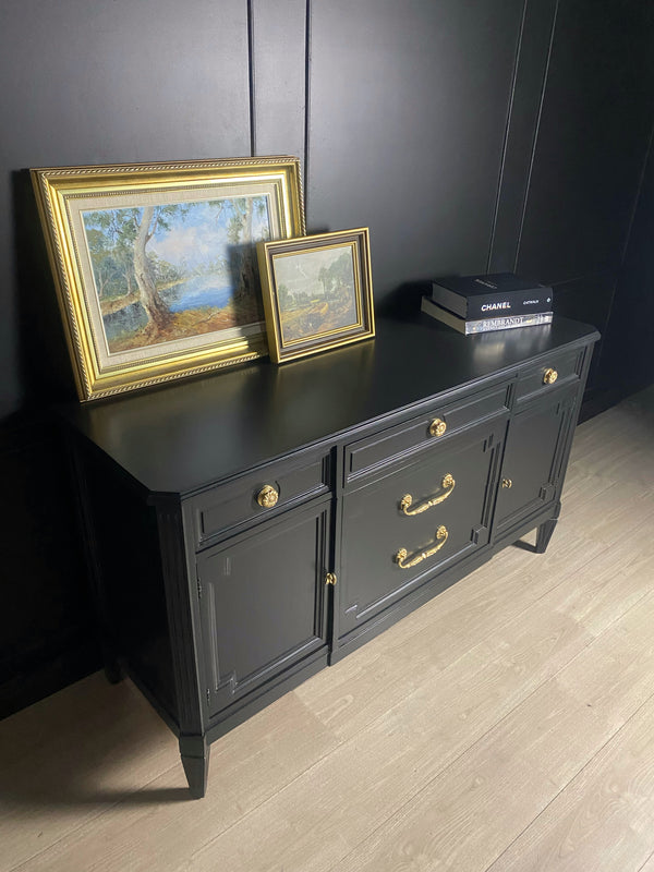 Century Furniture of Distinction sideboard black, view 3