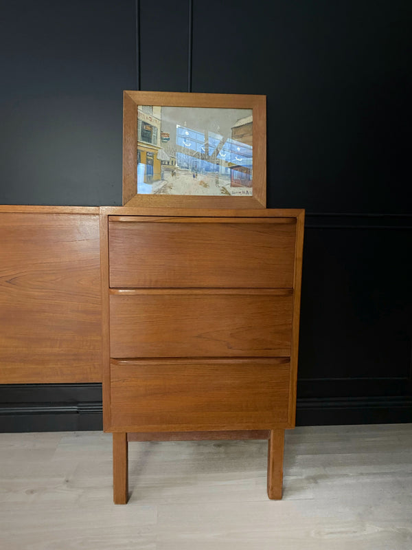 Mid-century bedhead, view 4