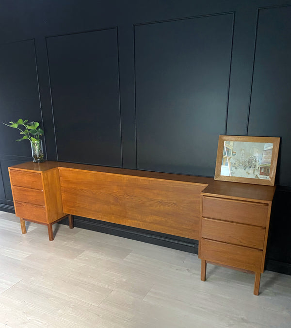 Mid-century bedhead, view 3