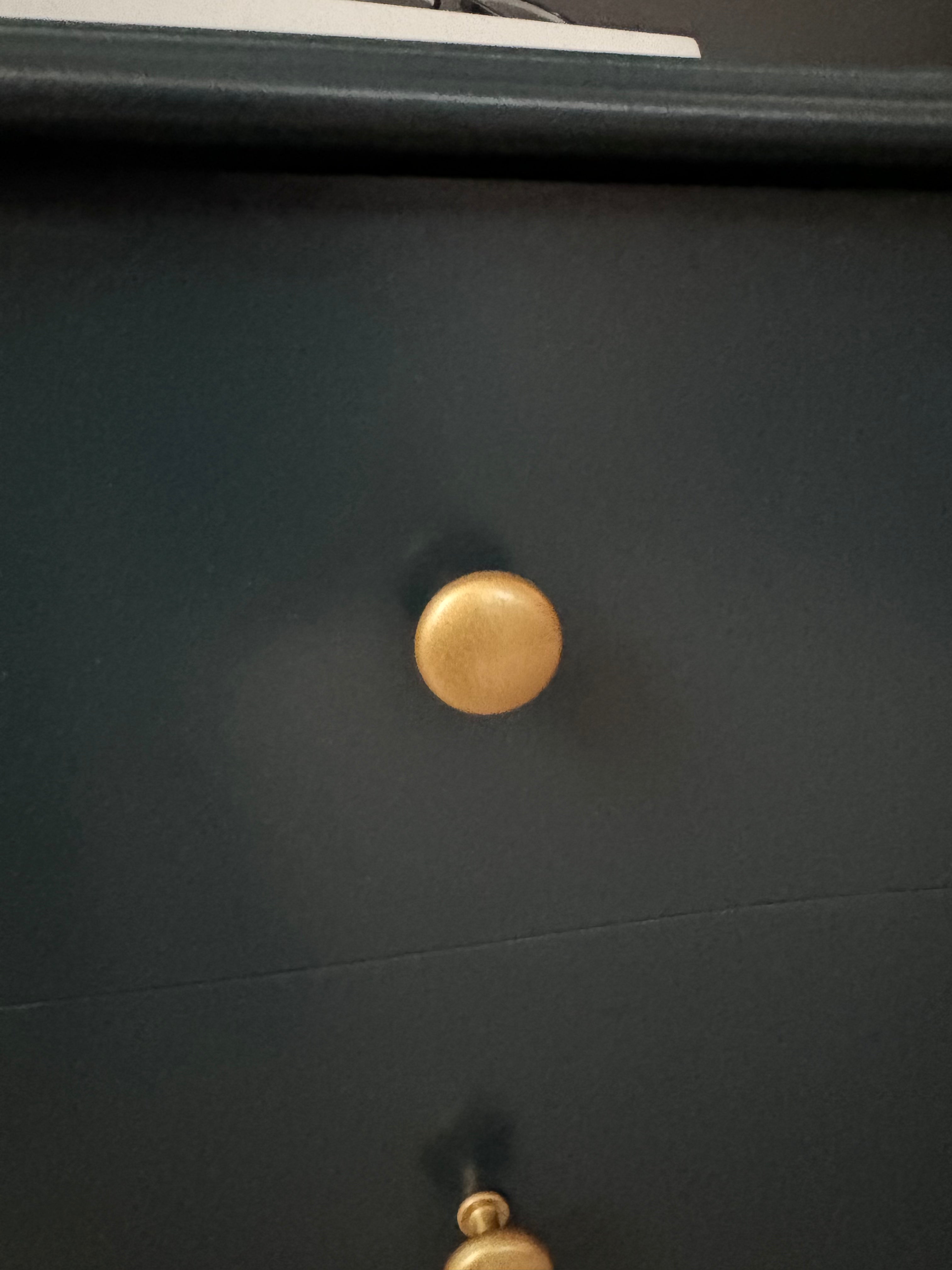 Stunning Teal Serpentine Dresser