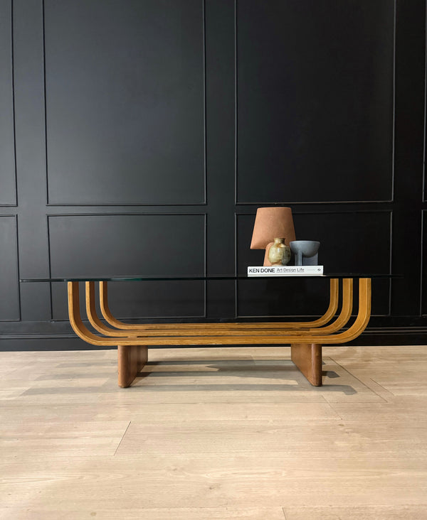 TH Brown coffee table, view 2