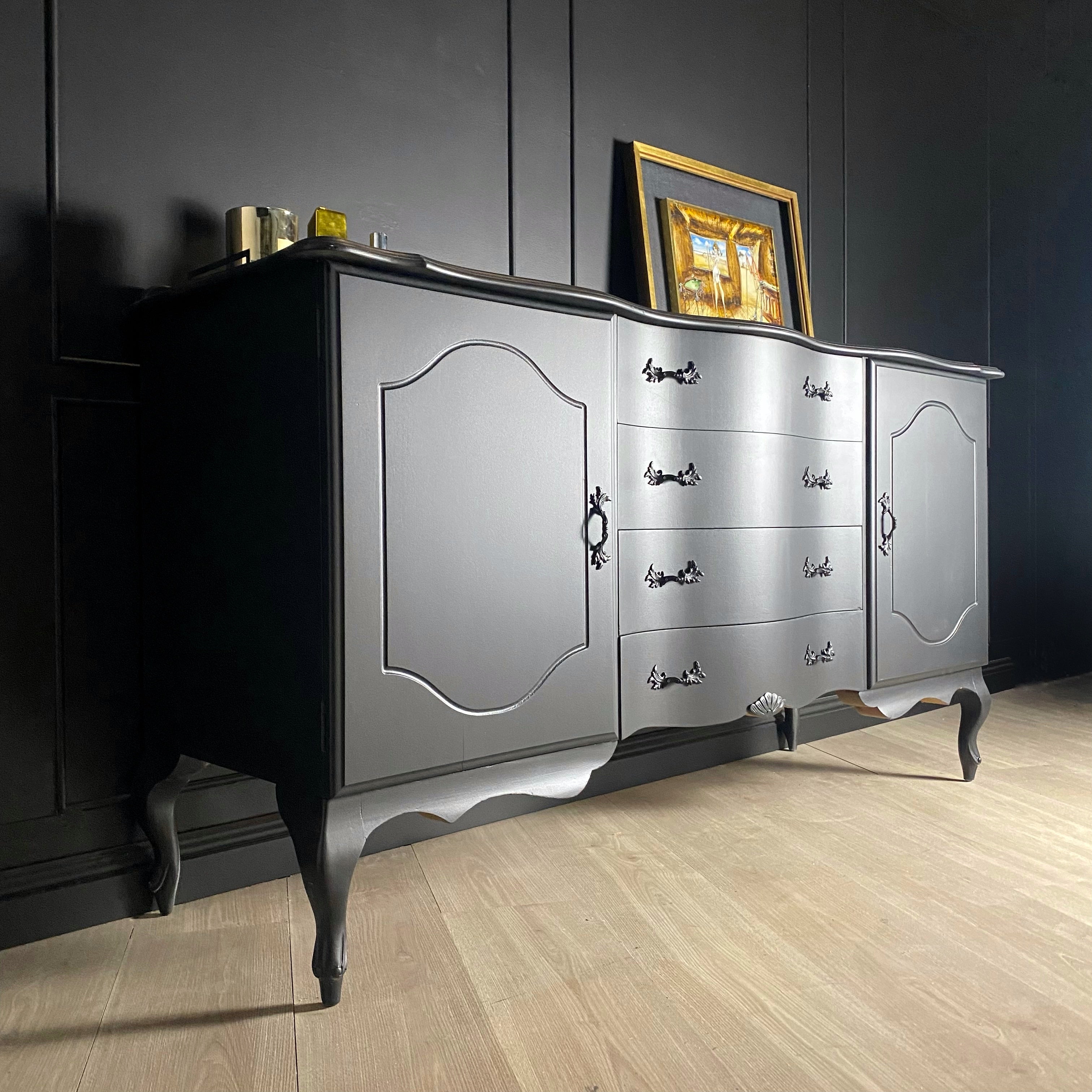 Mid-century sideboard black