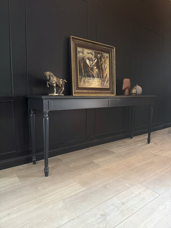 Decro console table charcoal, view 2