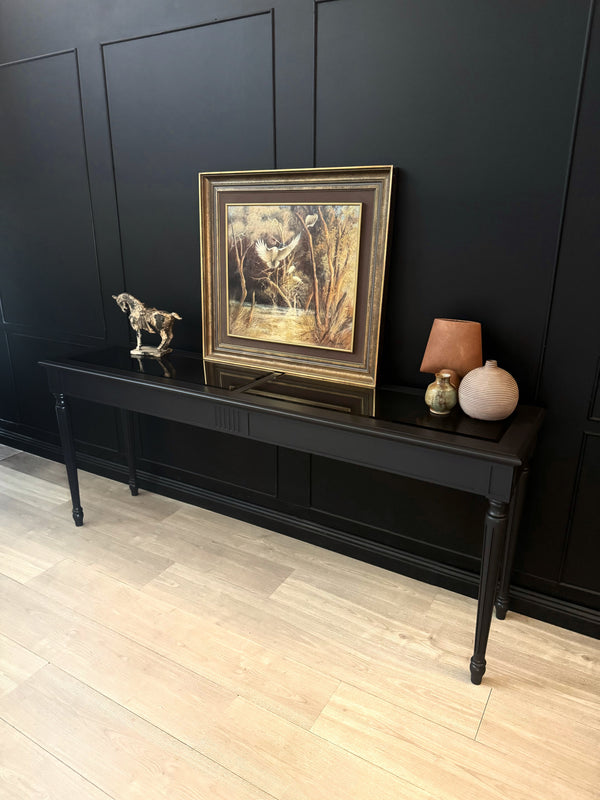 Decro console table charcoal, view 3