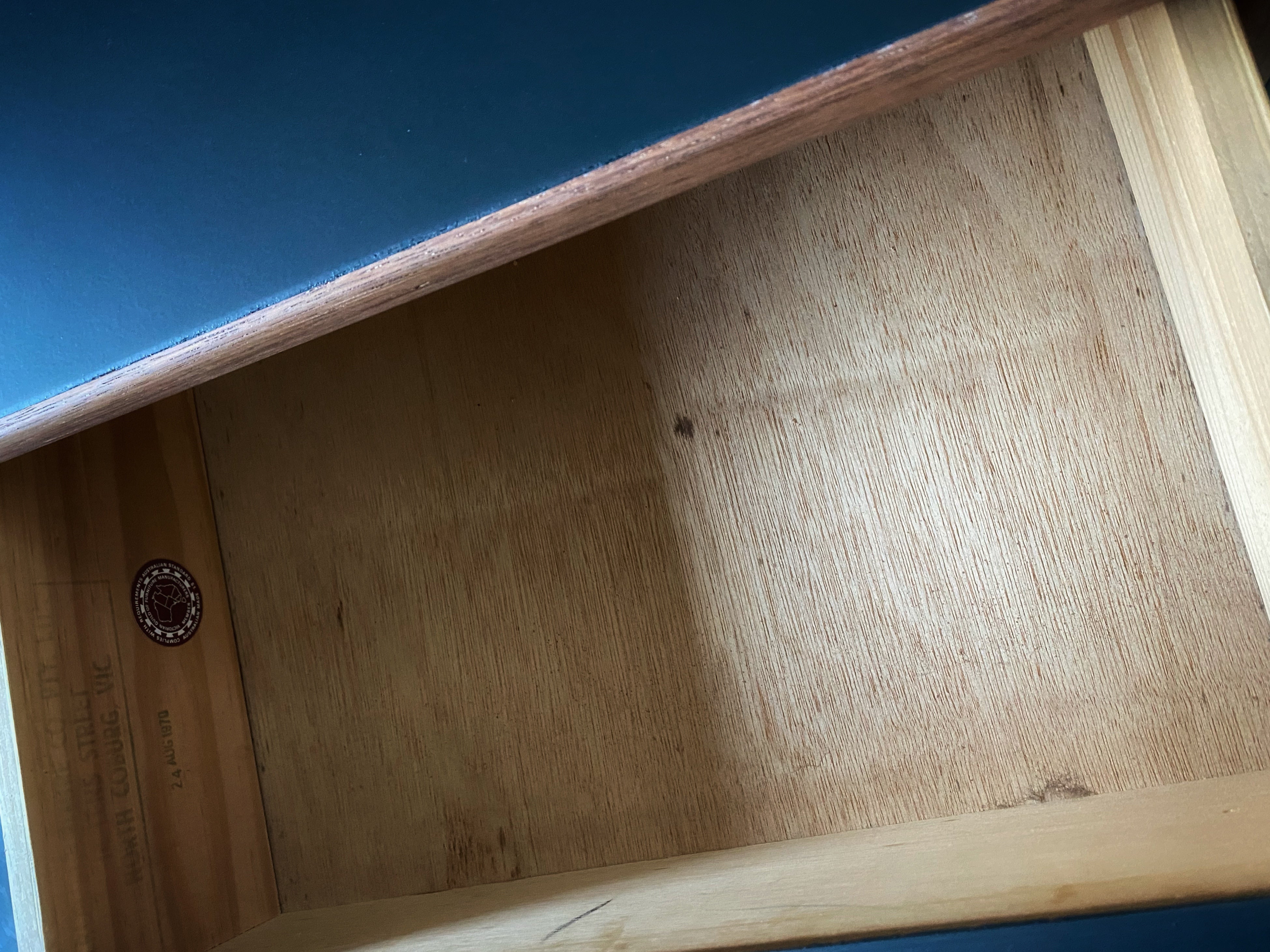 'Alrob Furniture' Dark Green Satin Finish Dresser