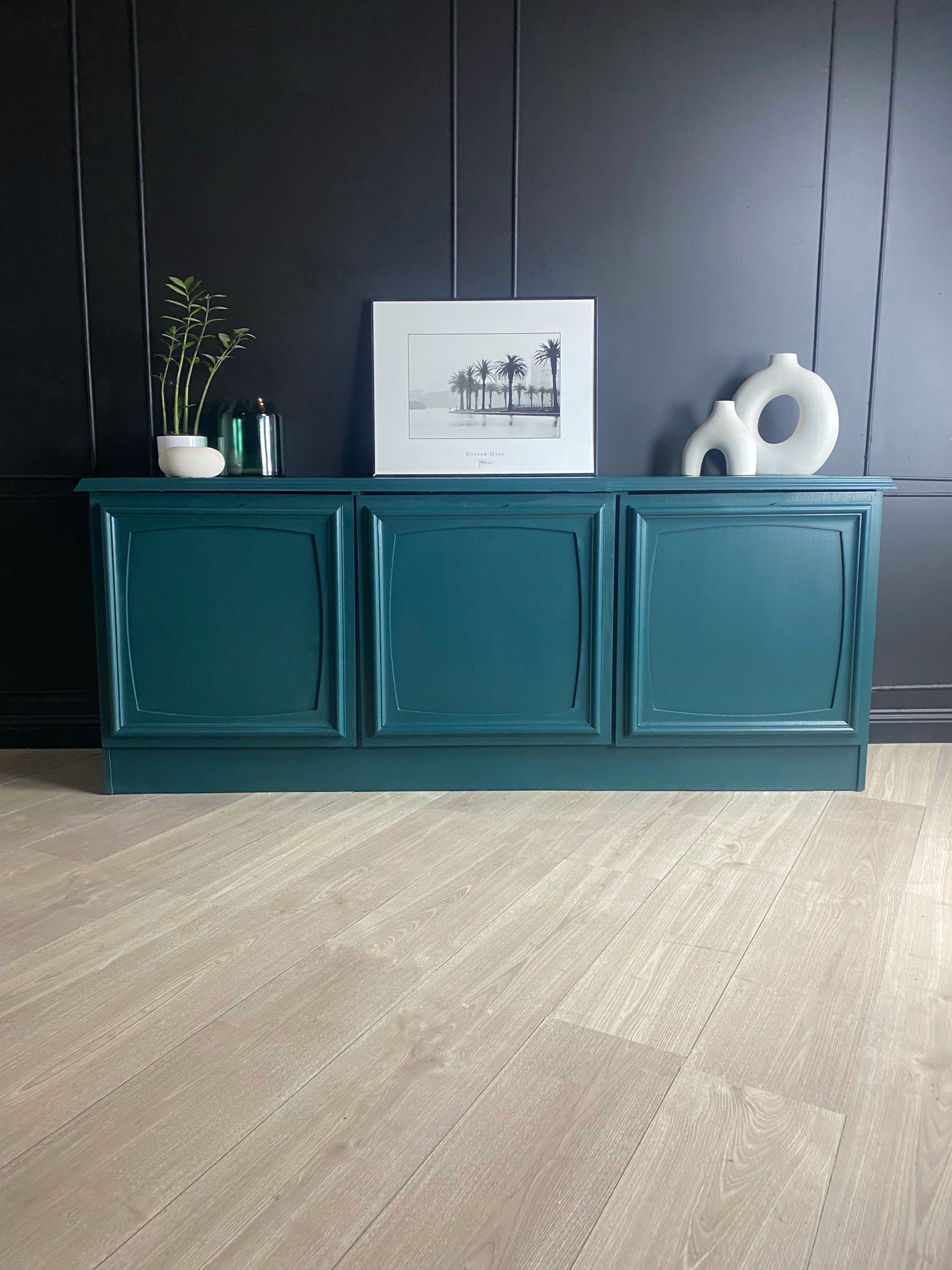 'Burgess Furniture' Teal sideboard / buffet