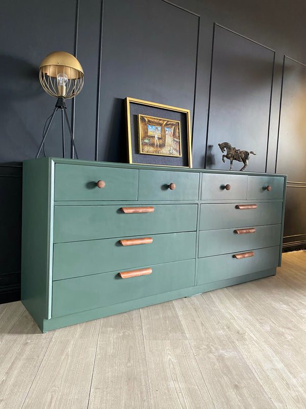 Mentone Furniture dresser dark green