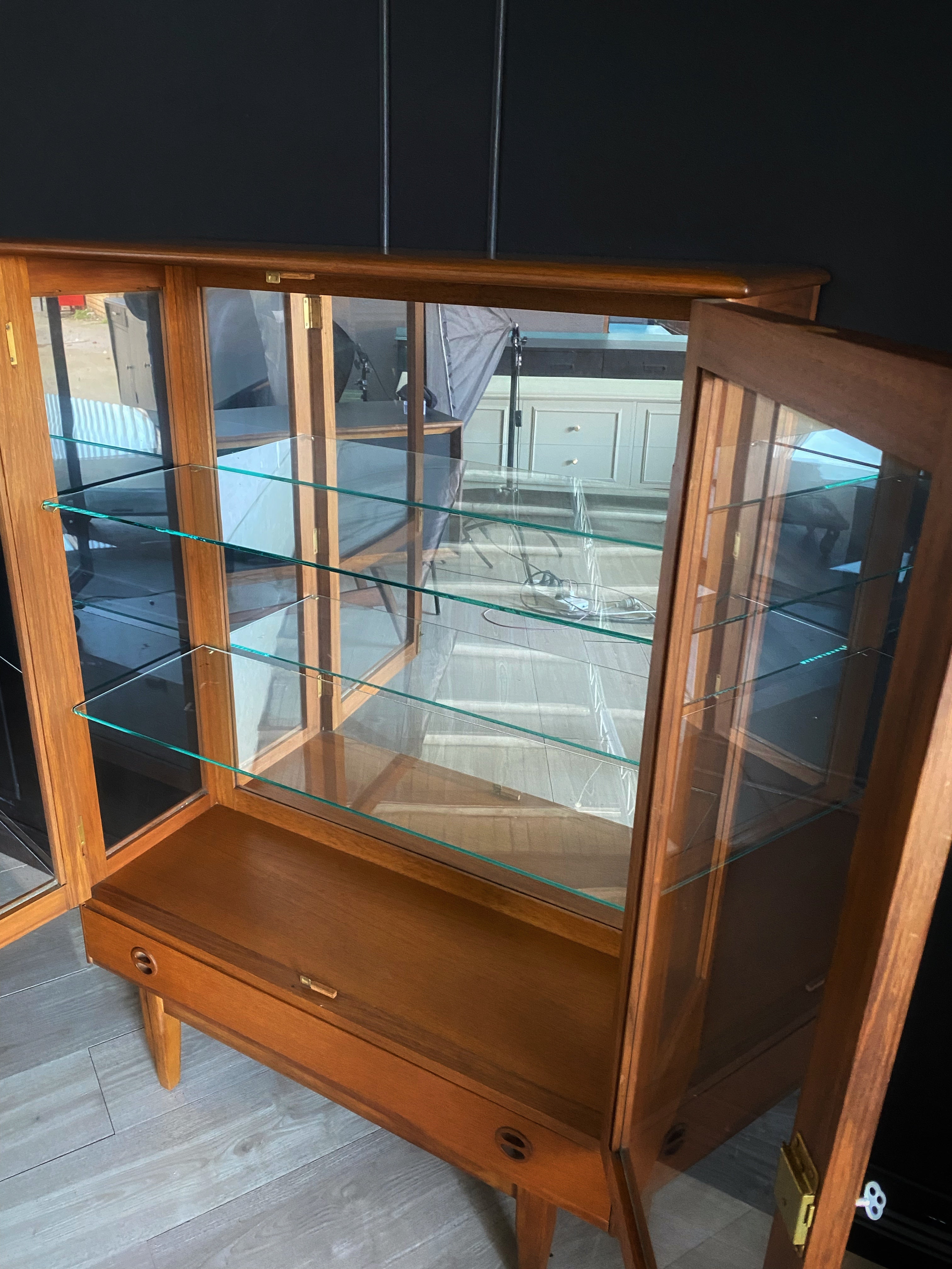 John Grimes Glass Cabinet