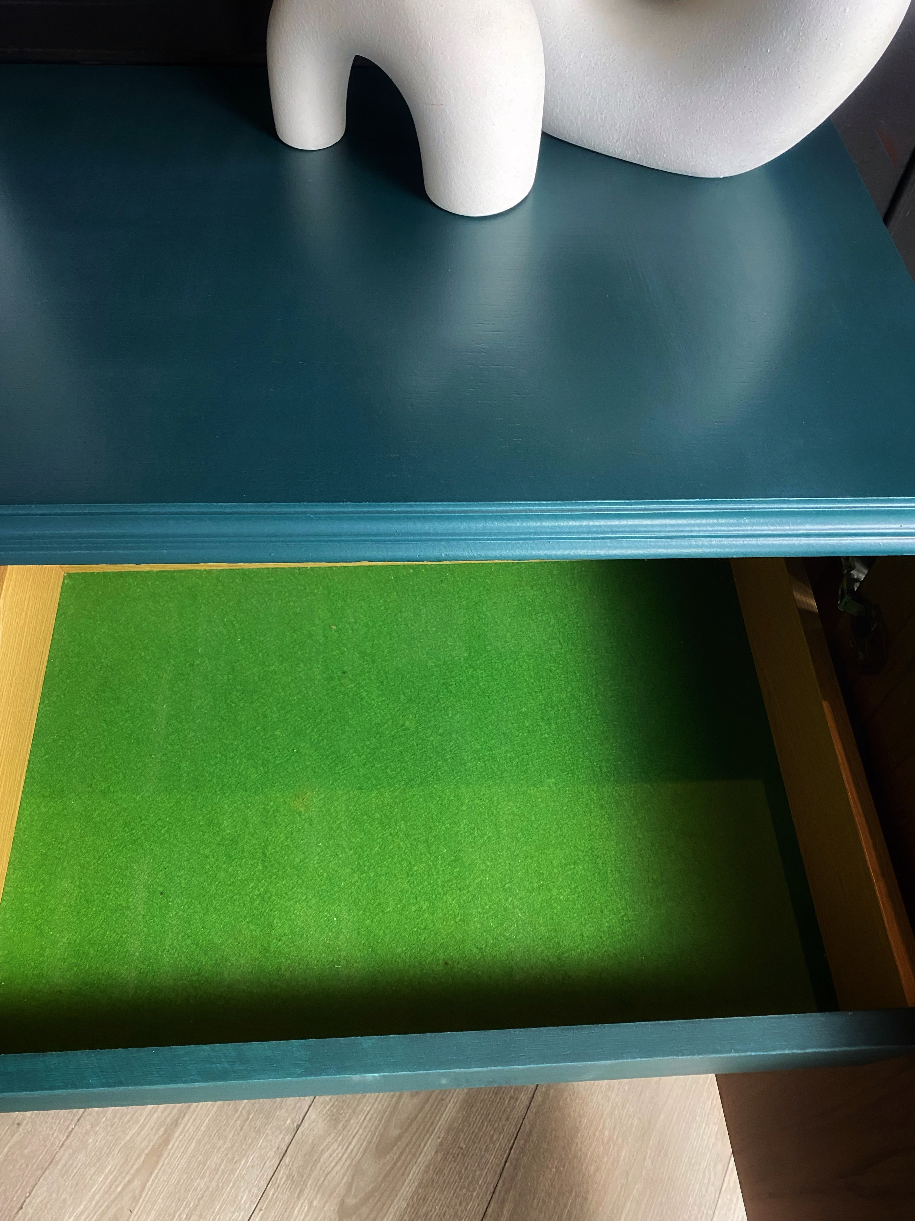 'Burgess Furniture' Teal sideboard / buffet