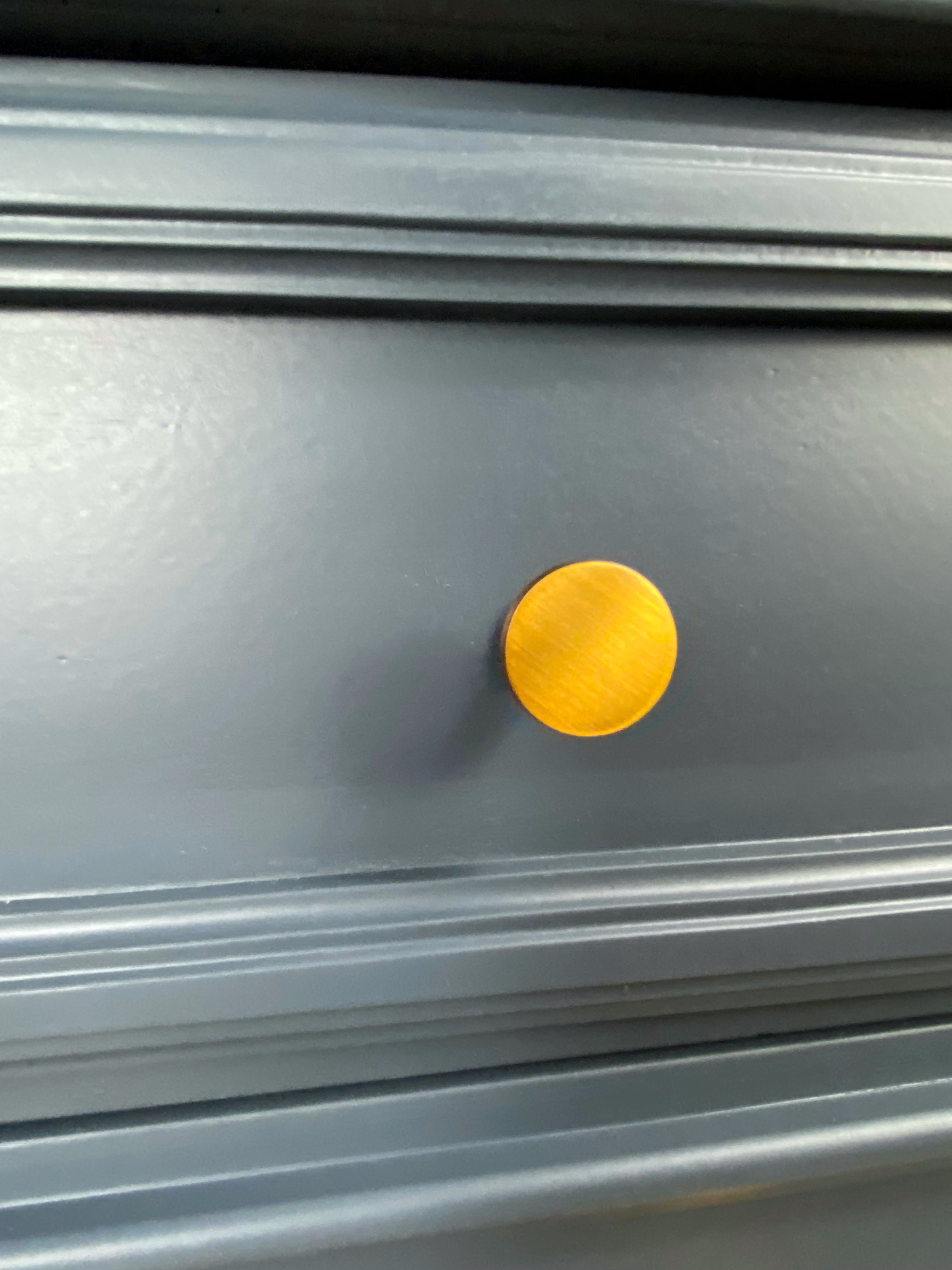 Stunning Blue 3 Drawer Side Tables