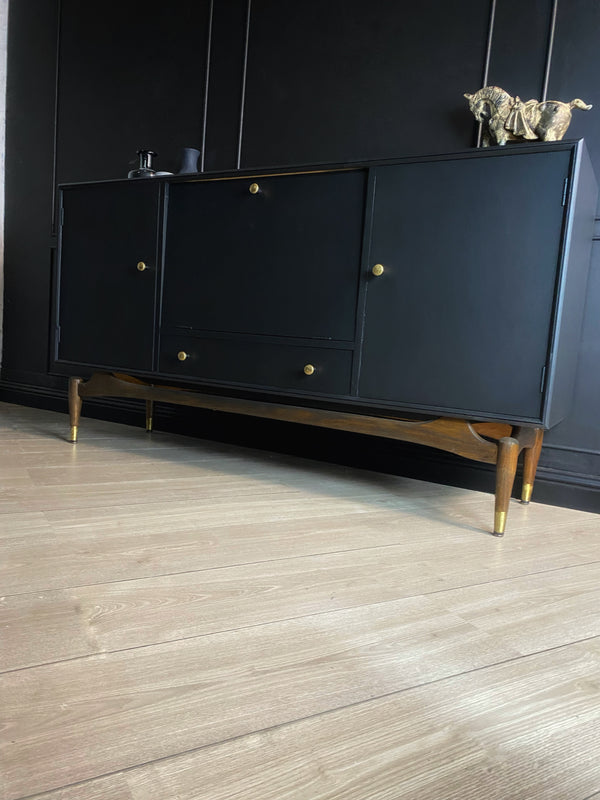 Mid-century sideboard black, view 3