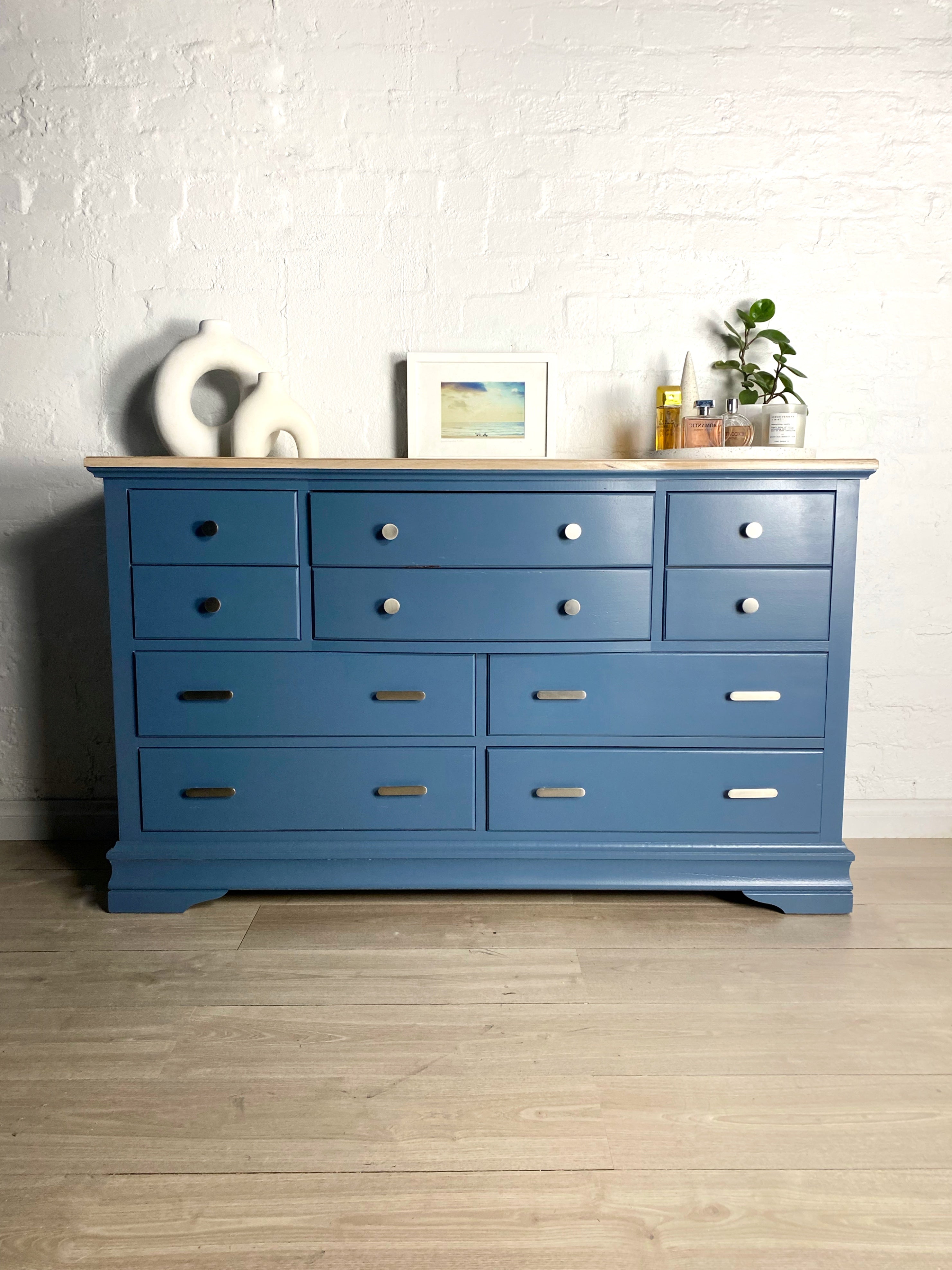 'Burgess Furniture' Blue Dresser