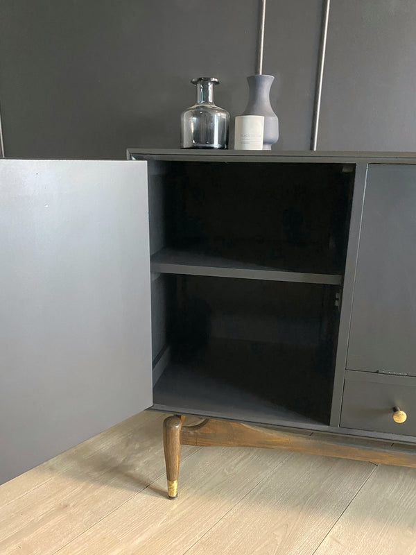 Mid-century sideboard black, view 6