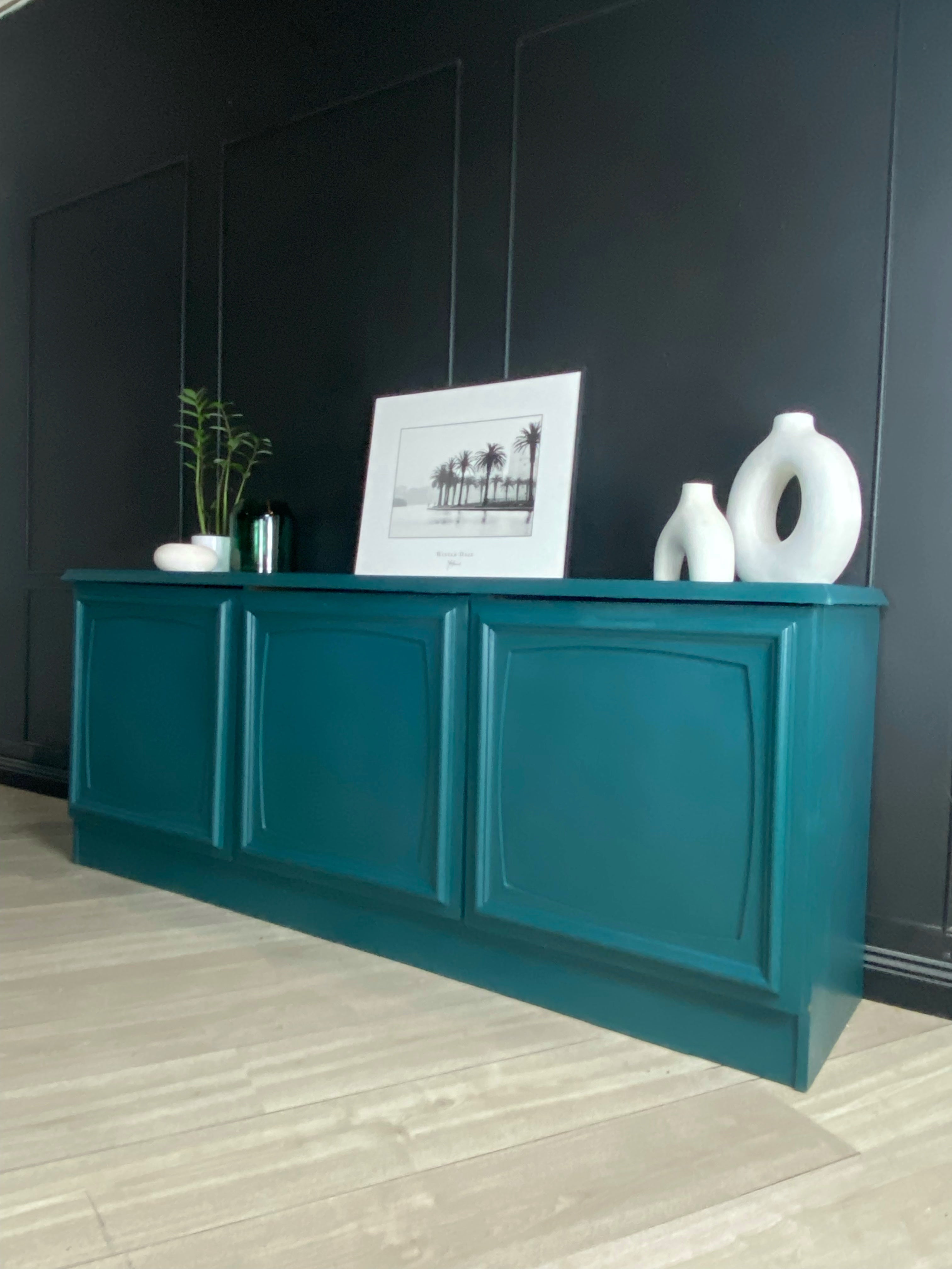 'Burgess Furniture' Teal sideboard / buffet