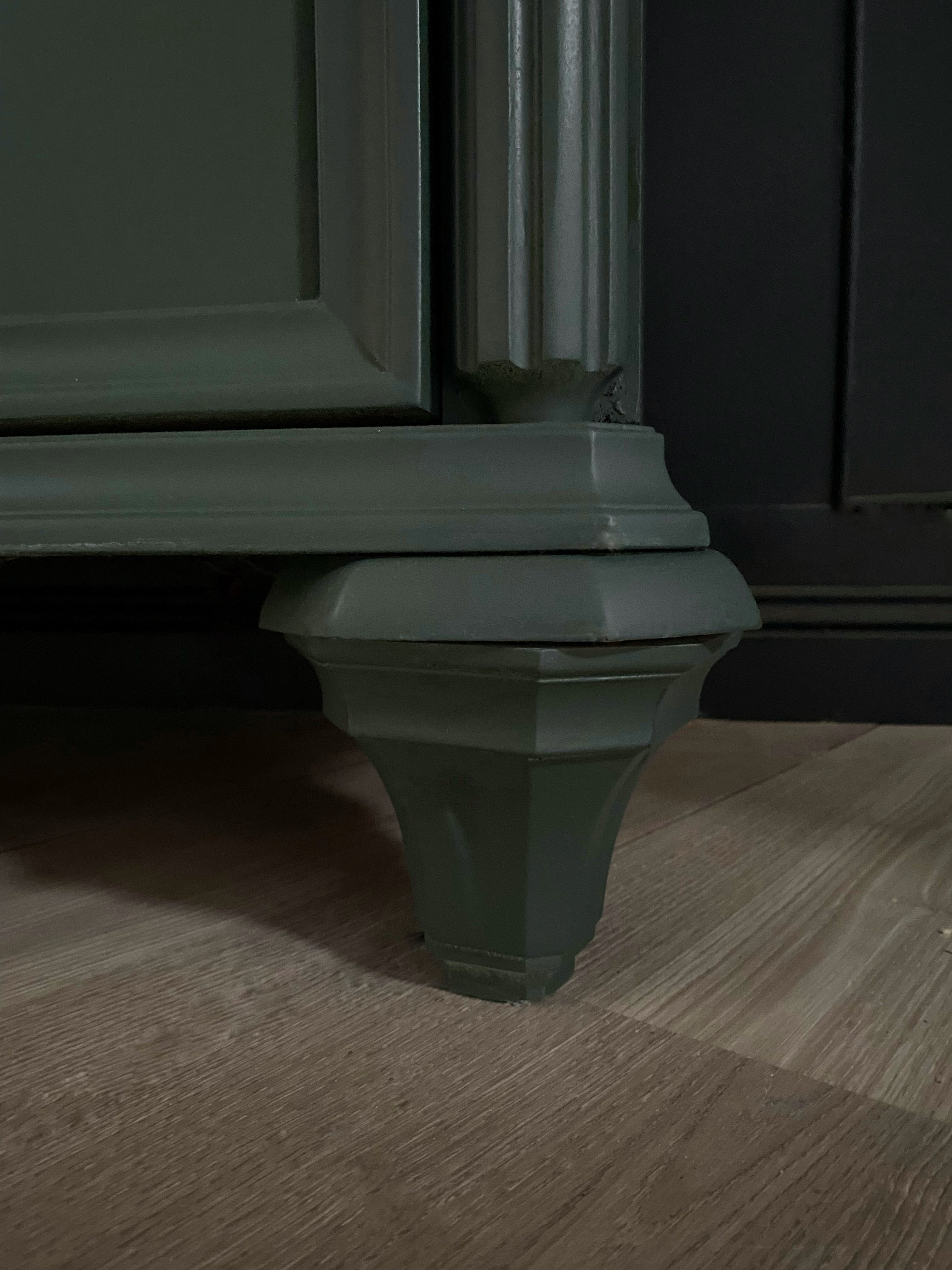 Amazing Dark Green Dresser / Sideboard / Buffet