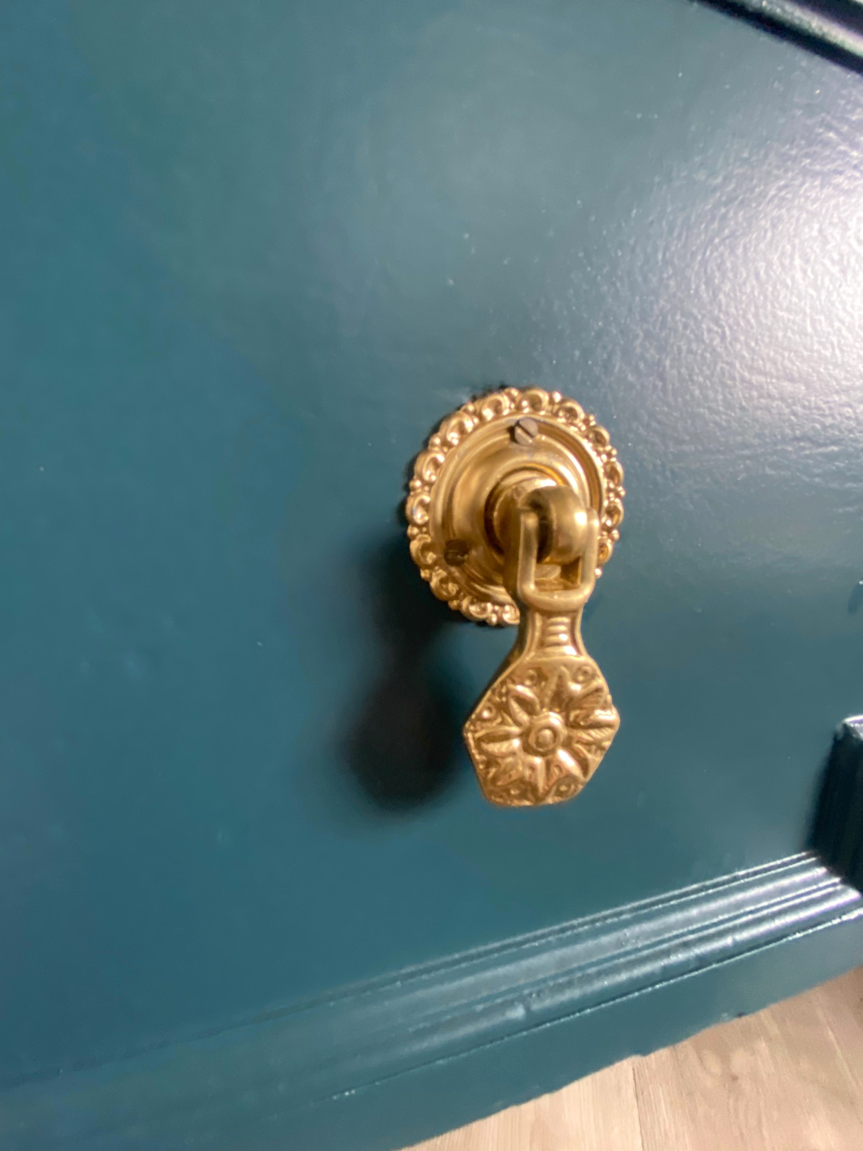 Antique Blue Buffet / Sideboard