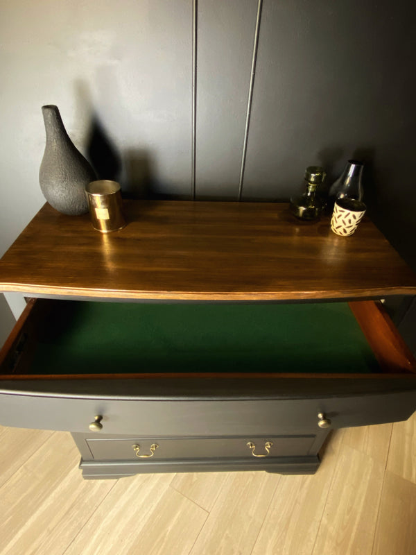Burgess Furniture tallboy black, view 4