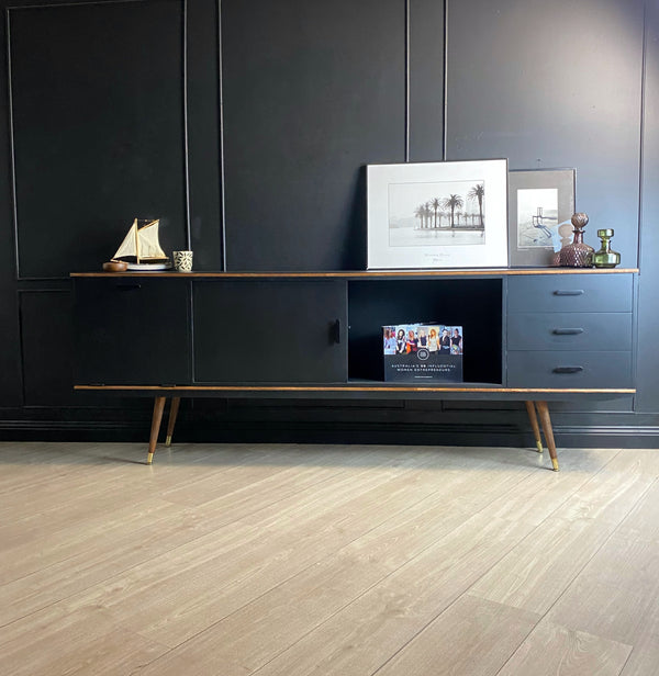 Mid-century sideboard tasmanian oak black